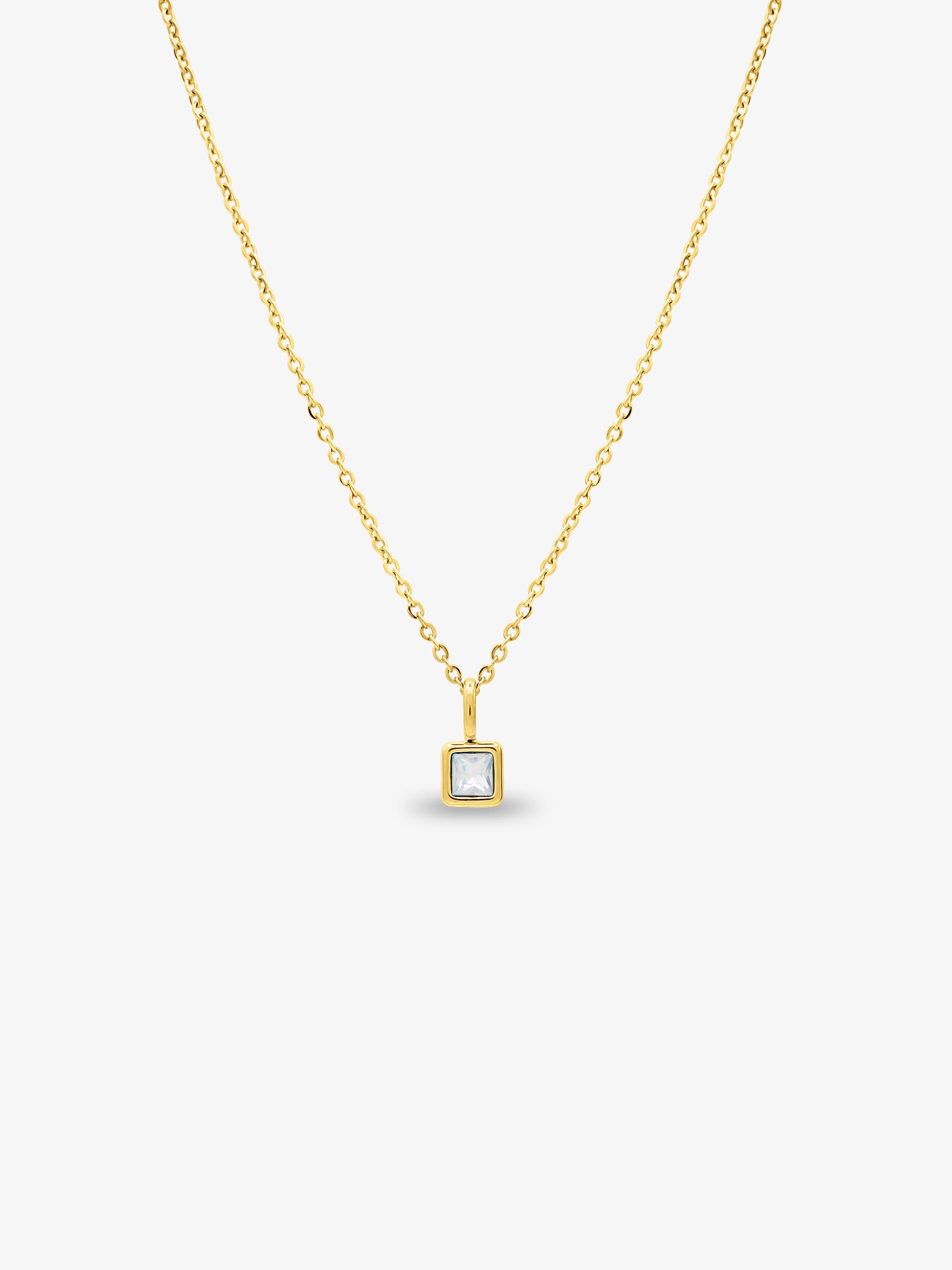 April Celeste Birthstone Necklace