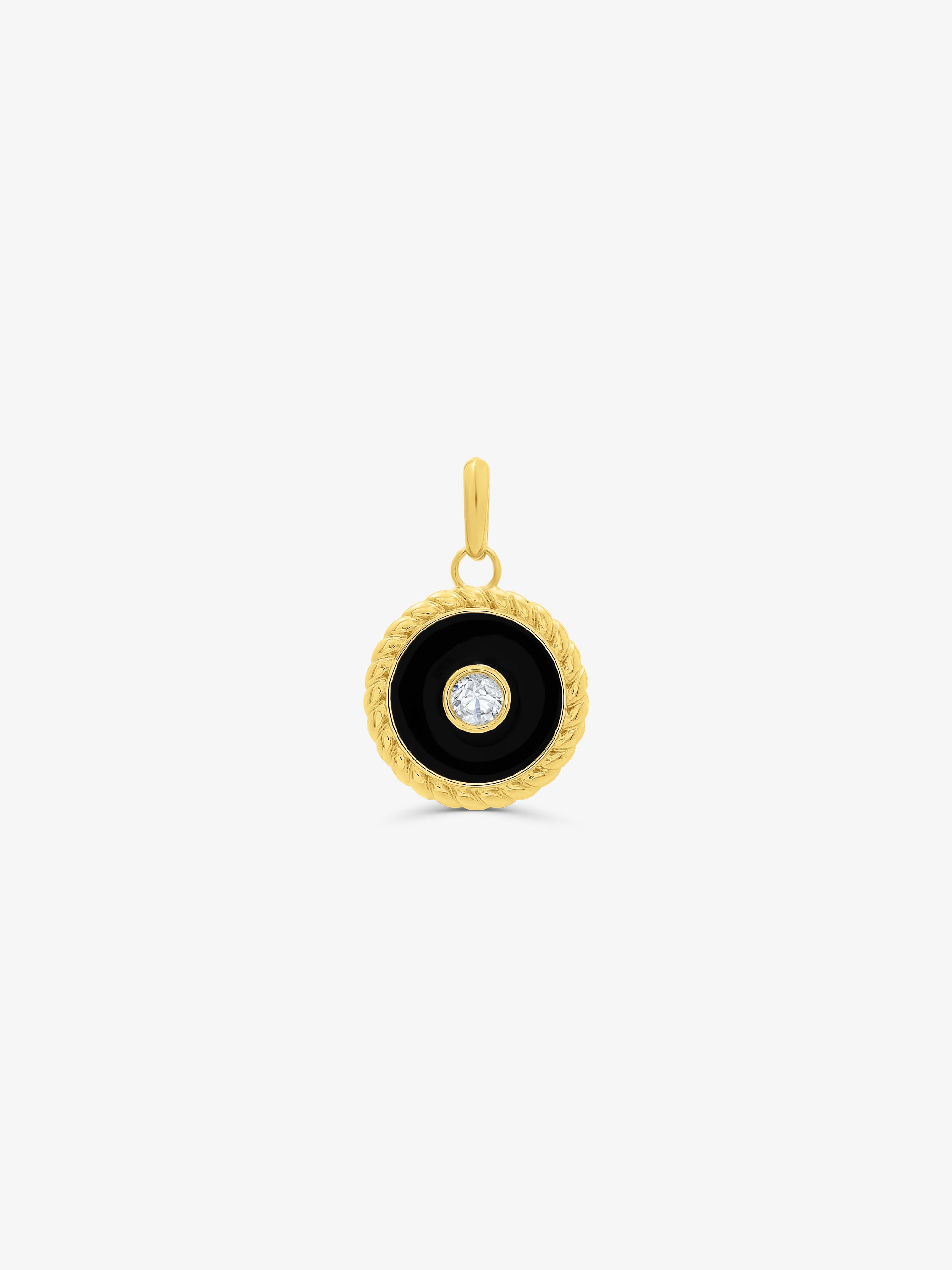 Cable Zirconia Pendant
