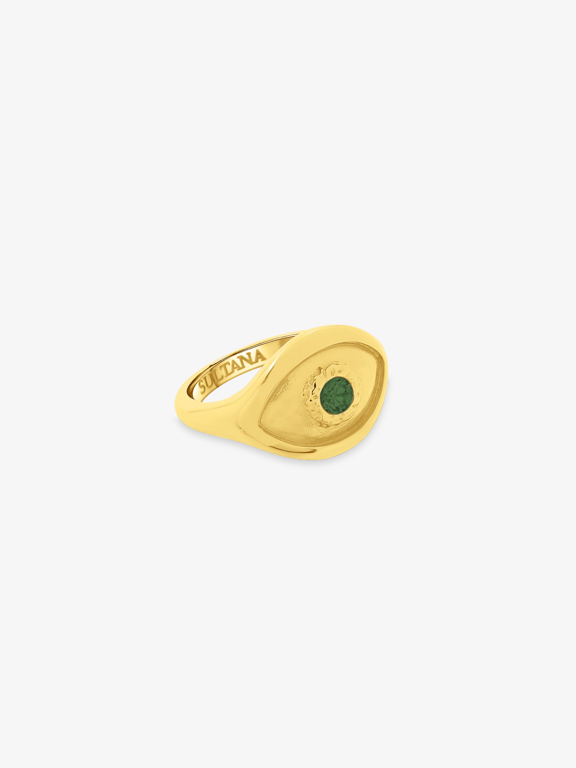 Evil Eye Green Ring