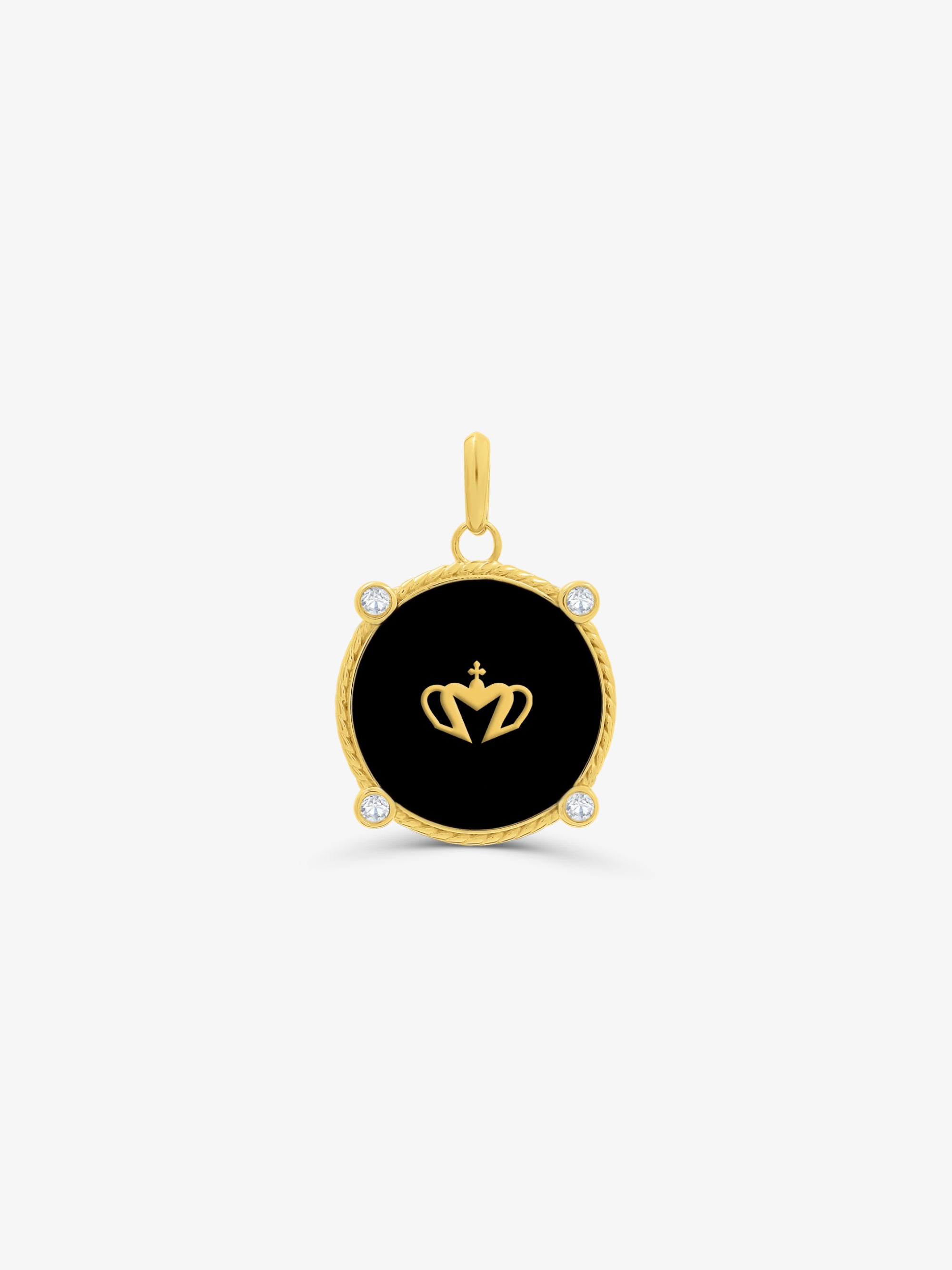 Cable Quad Zirconia Pendant