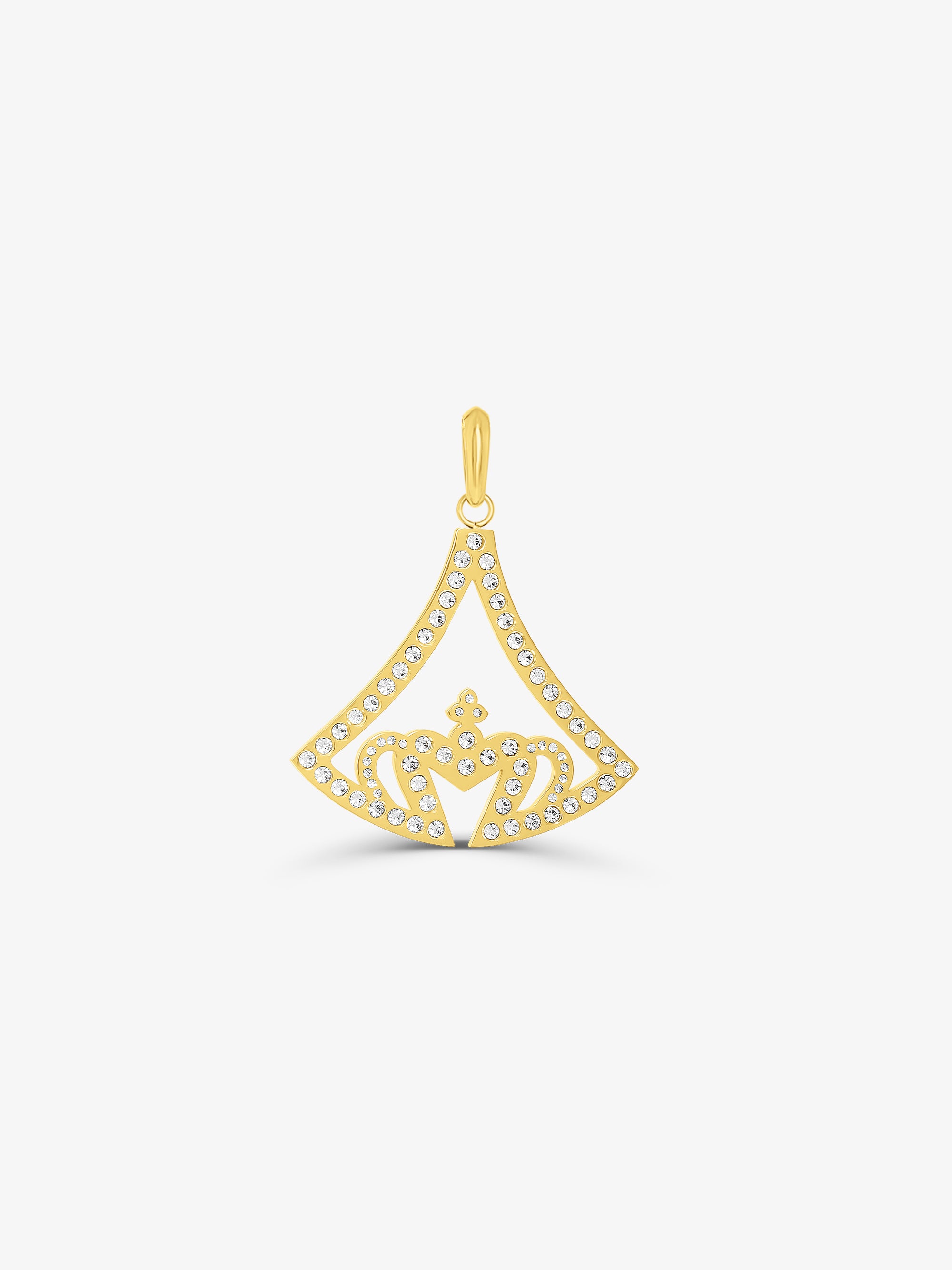 Crown Deco Zirconia Pendant