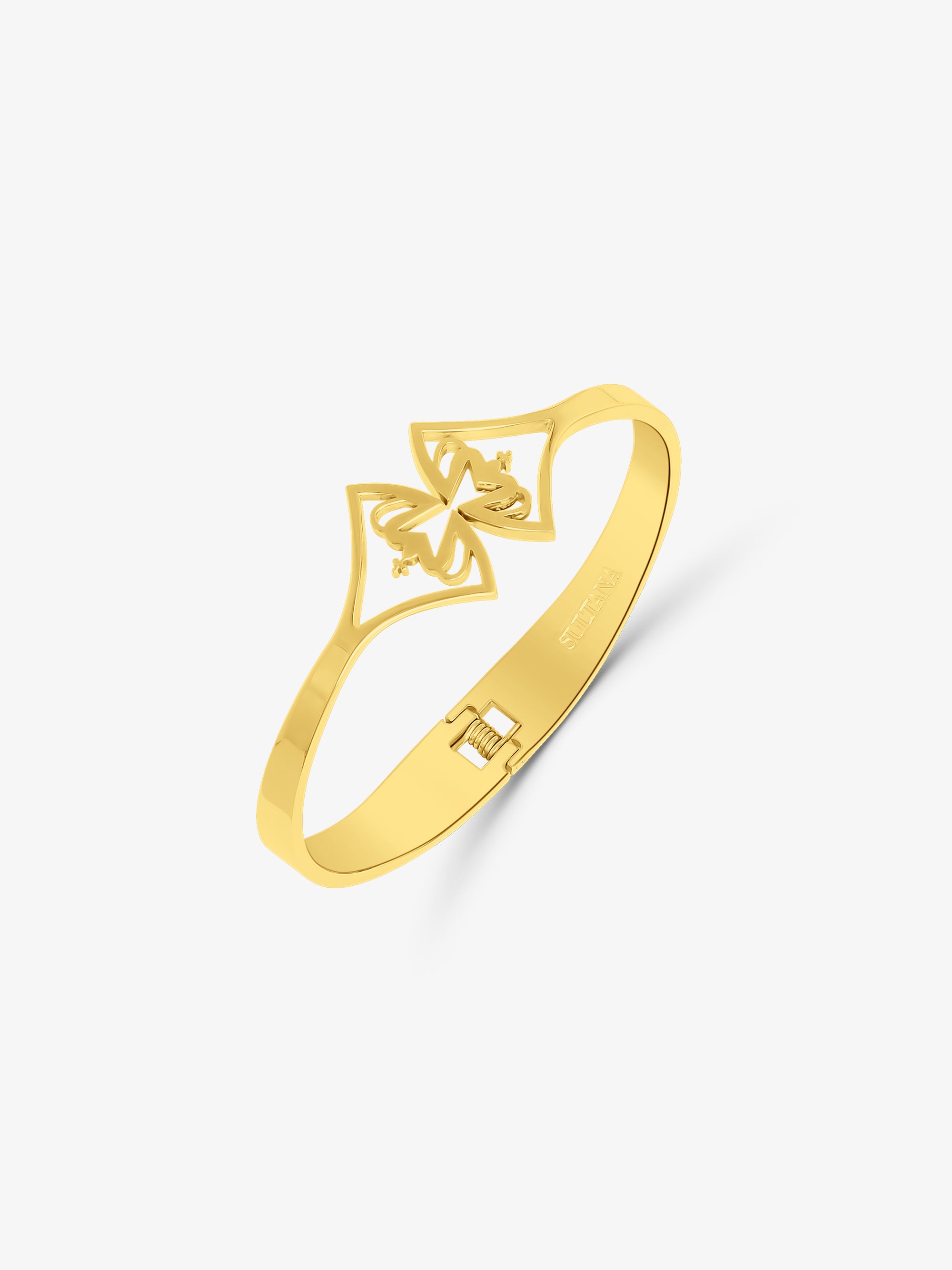 Crown Deco Bangle