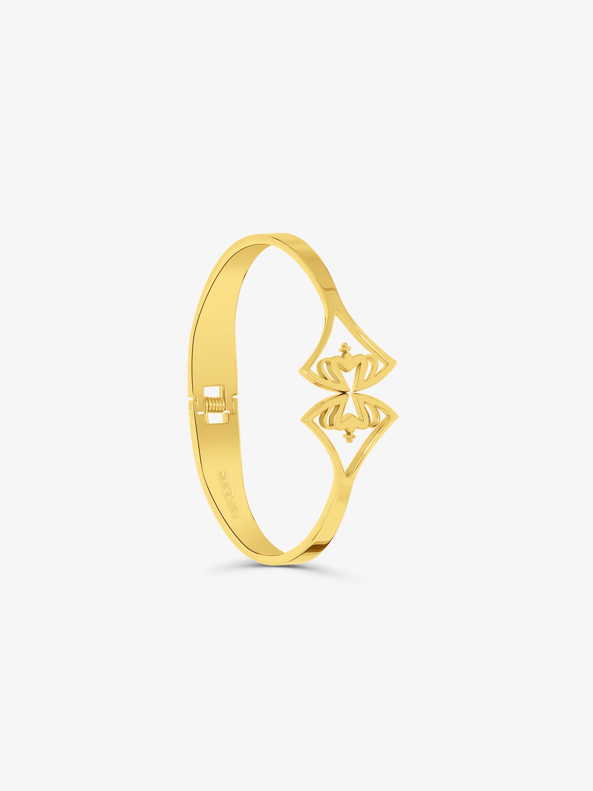 Crown Deco Bangle