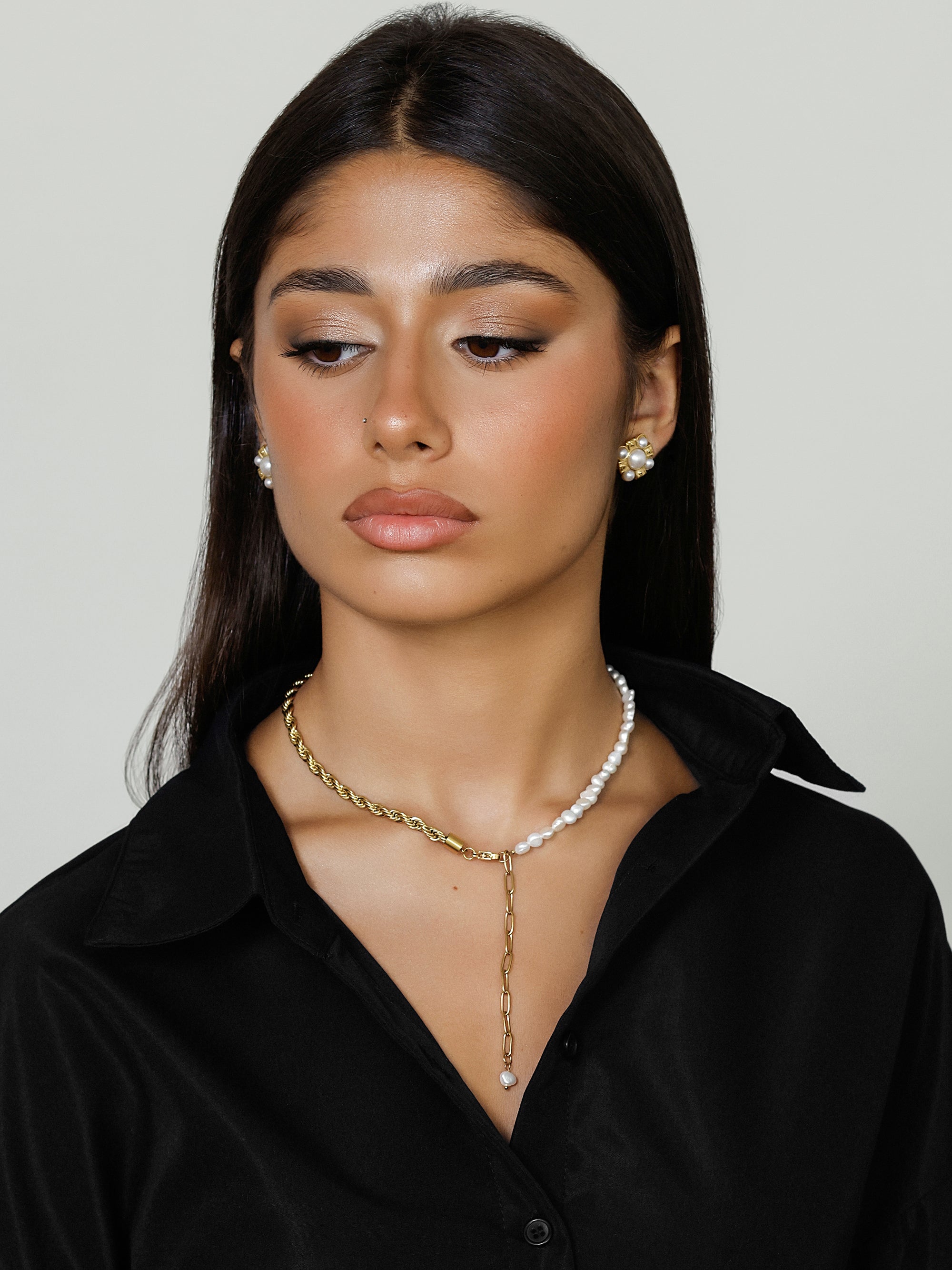 Inga Rope / Pearl Necklace