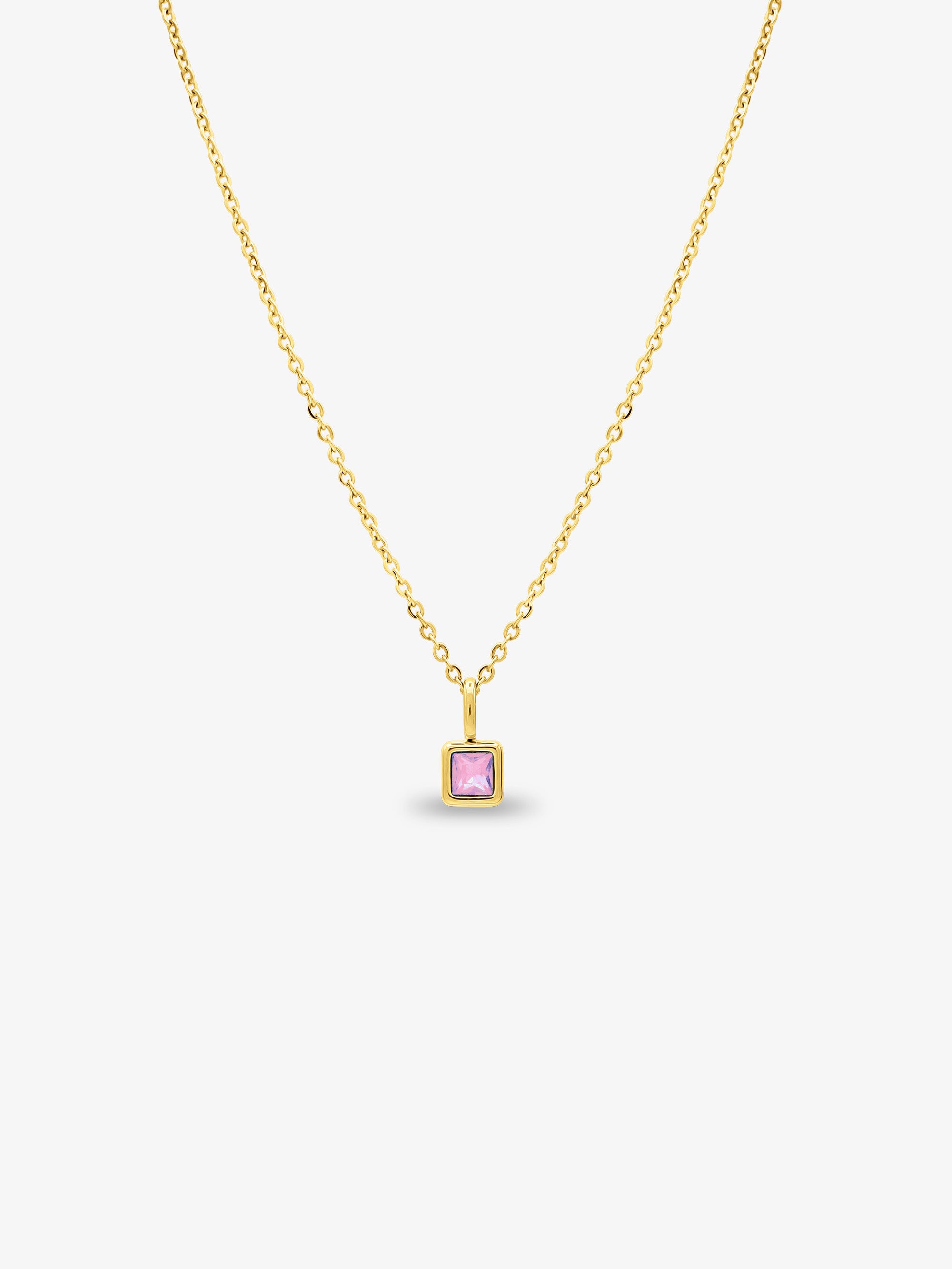 October Celeste Birthstone Necklace