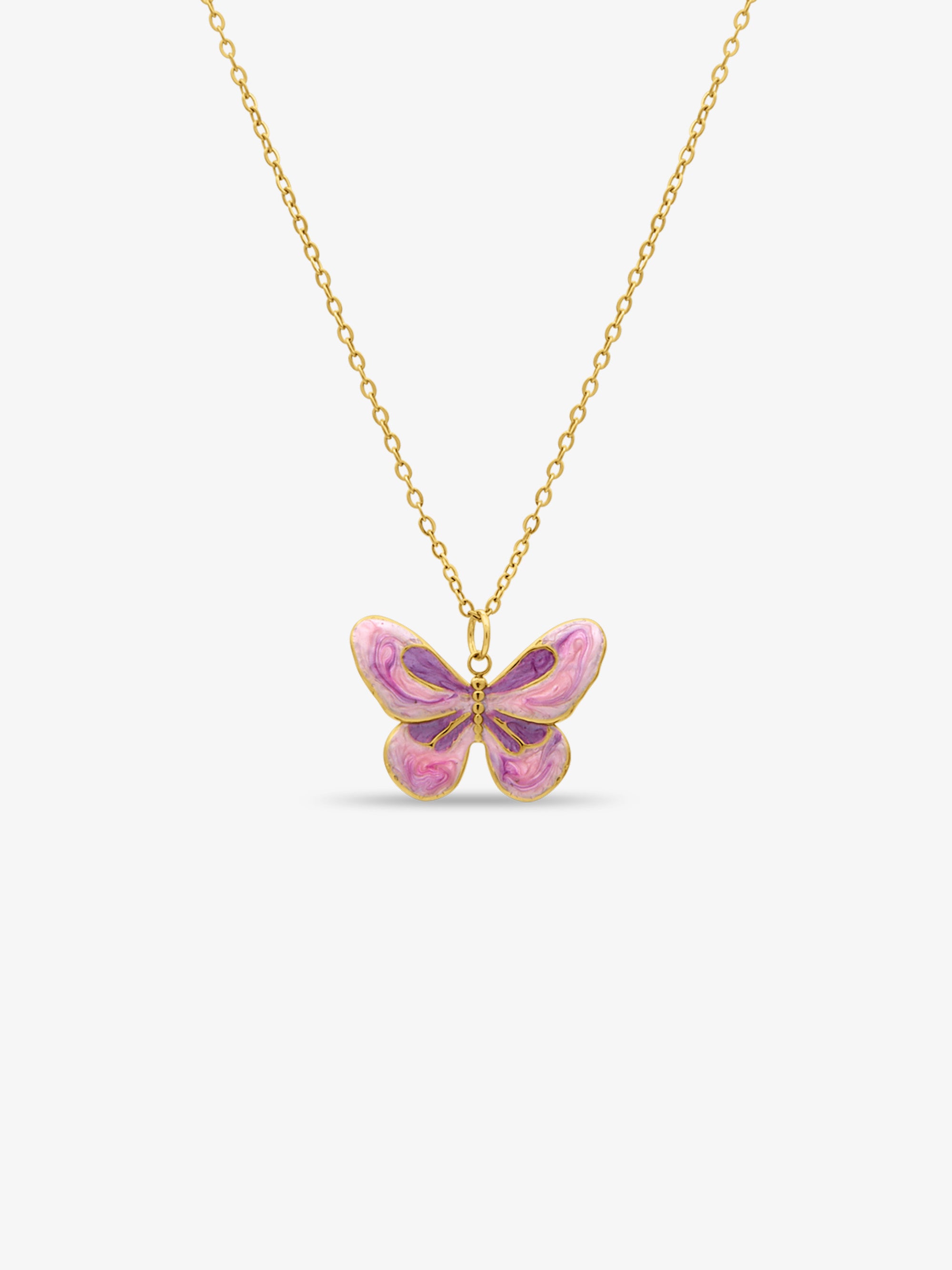 Farfalla Pink Necklace