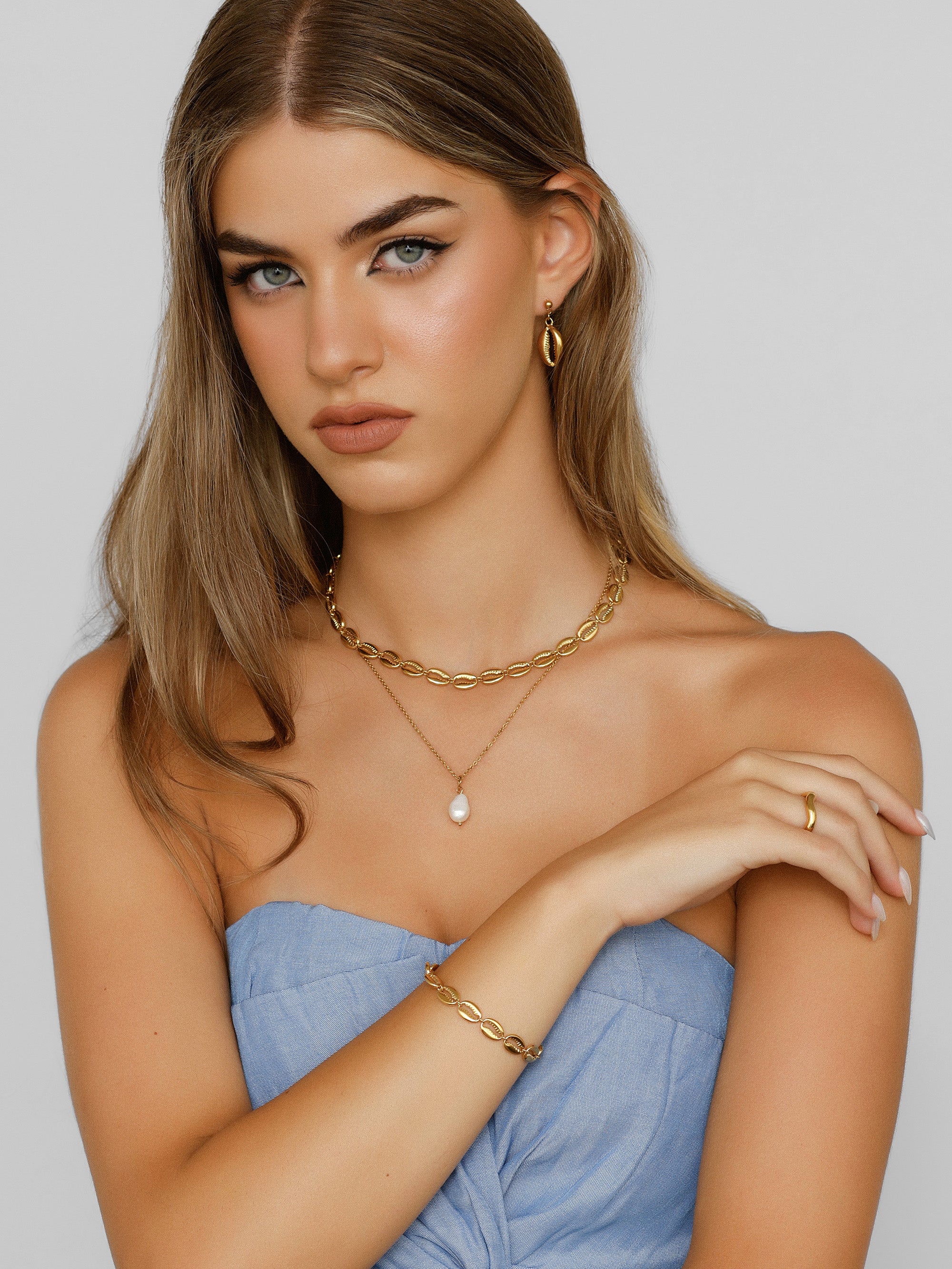 Conch Beads Necklace