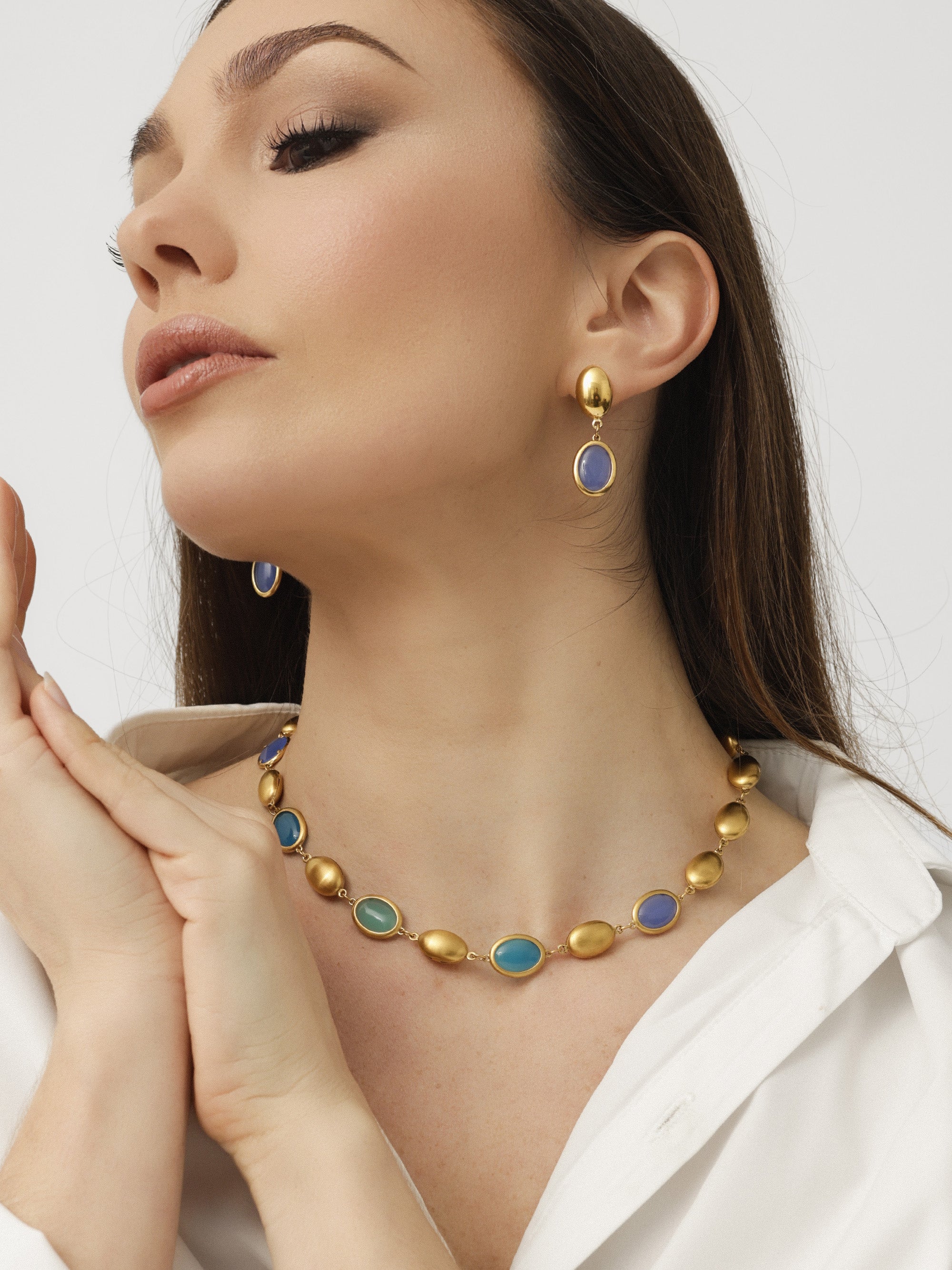 Eclipse Blue Necklace