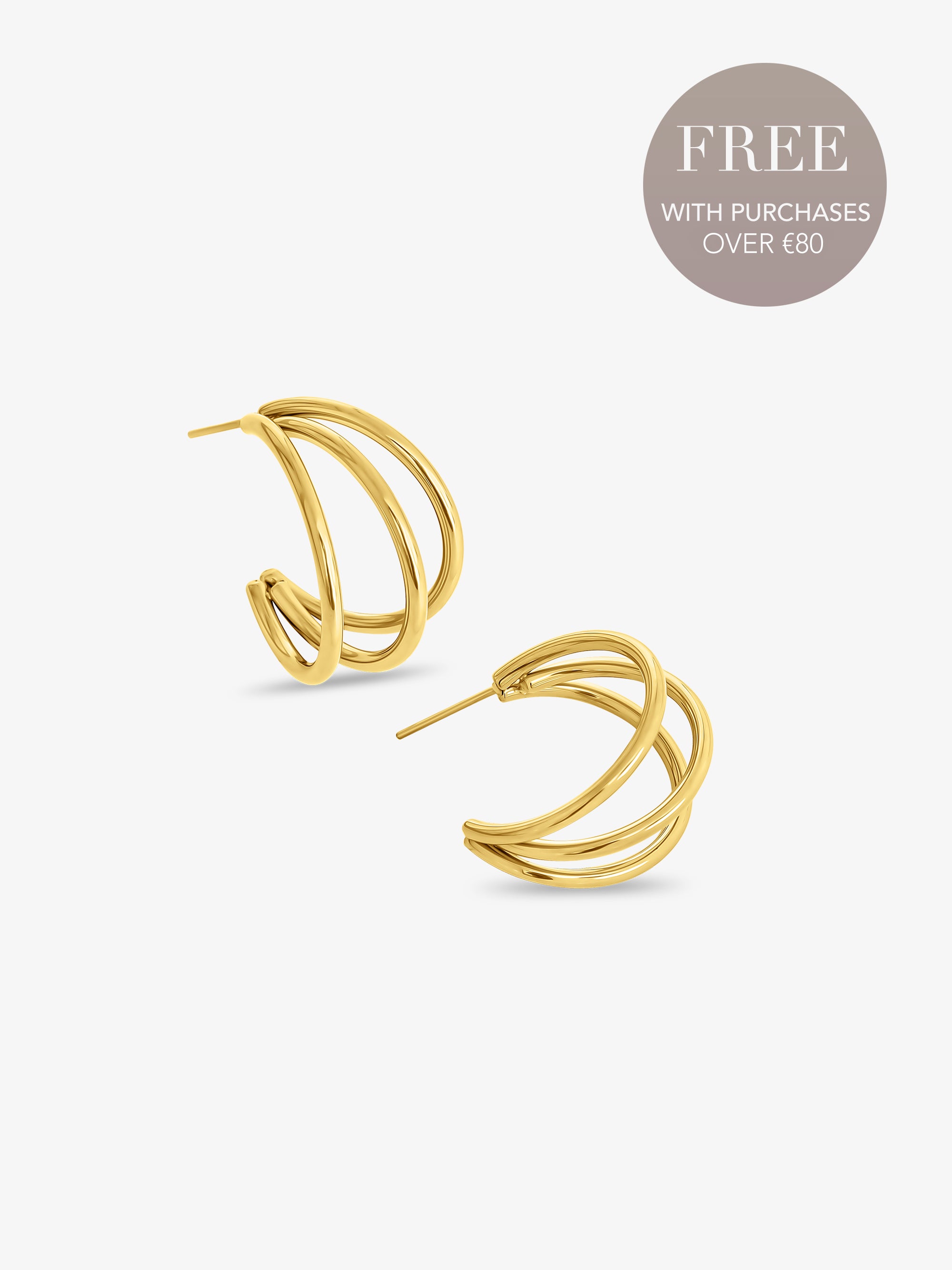 Ines Hoop Earrings