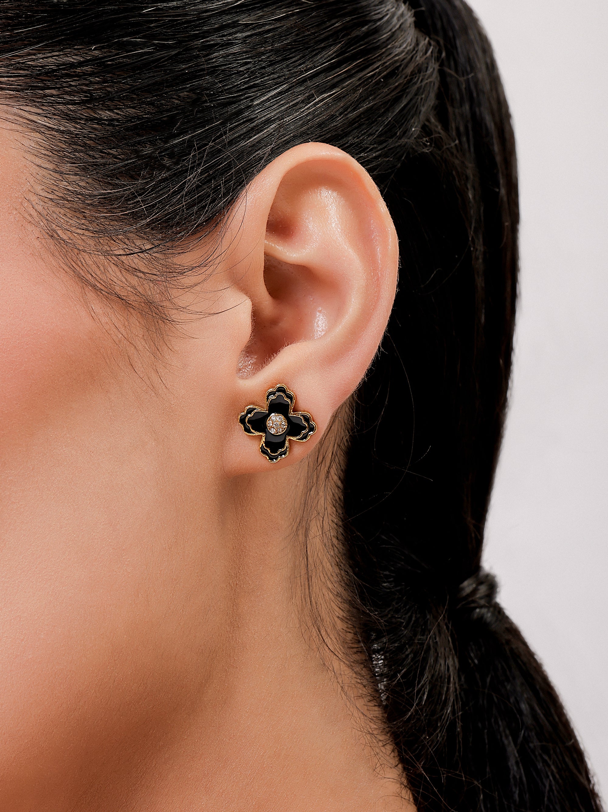 FIORE BLACK ENAMEL GIFT SET