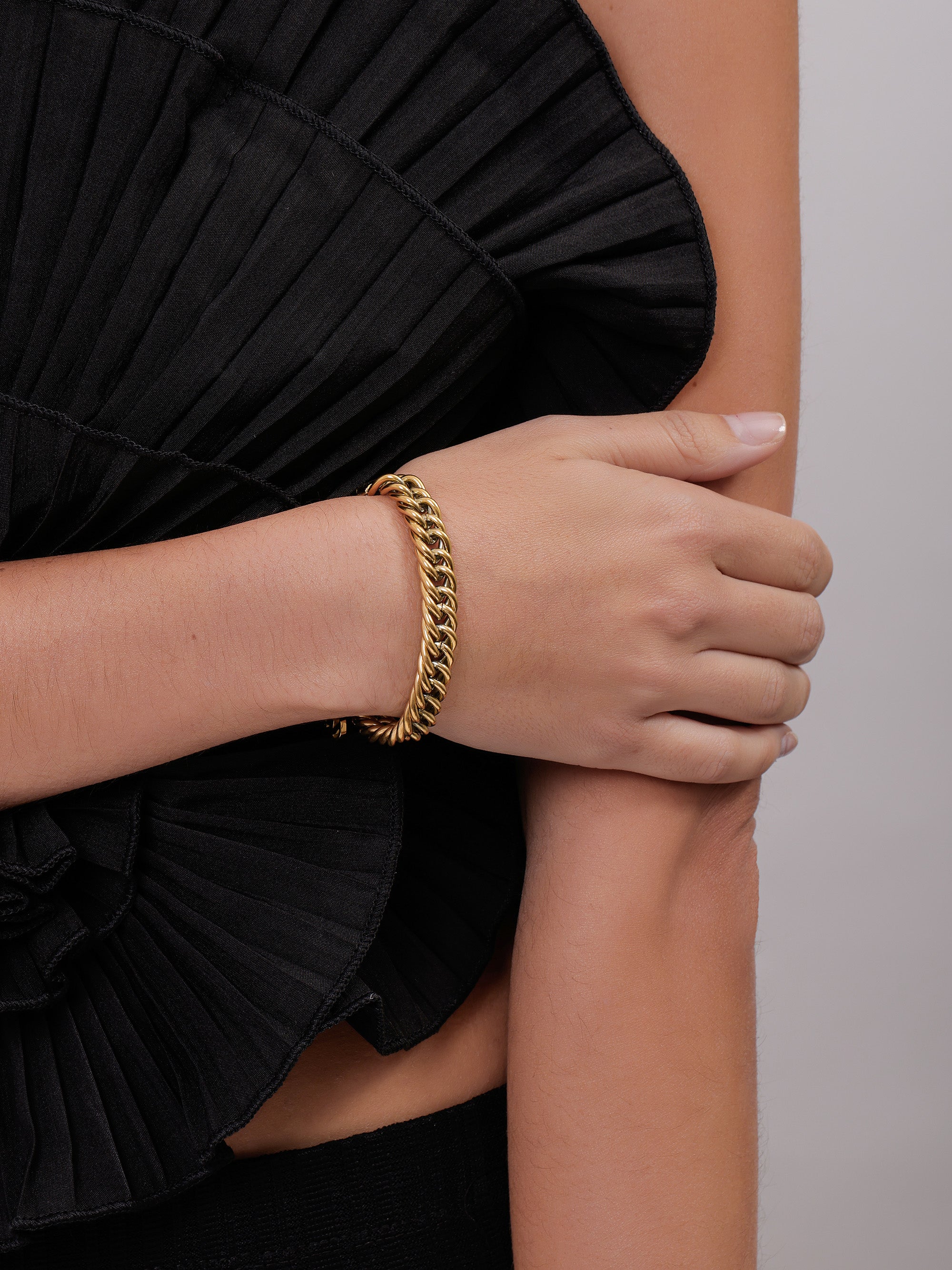 Thick Curb Chain Bracelet