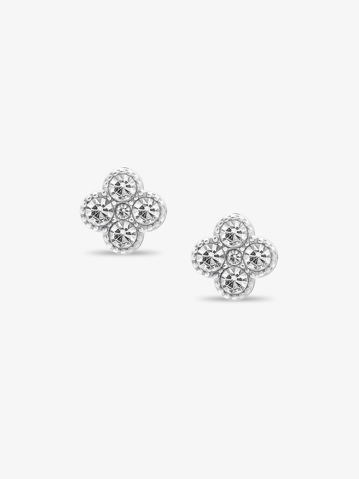 Elise Silver CZ Earrings - PREORDER