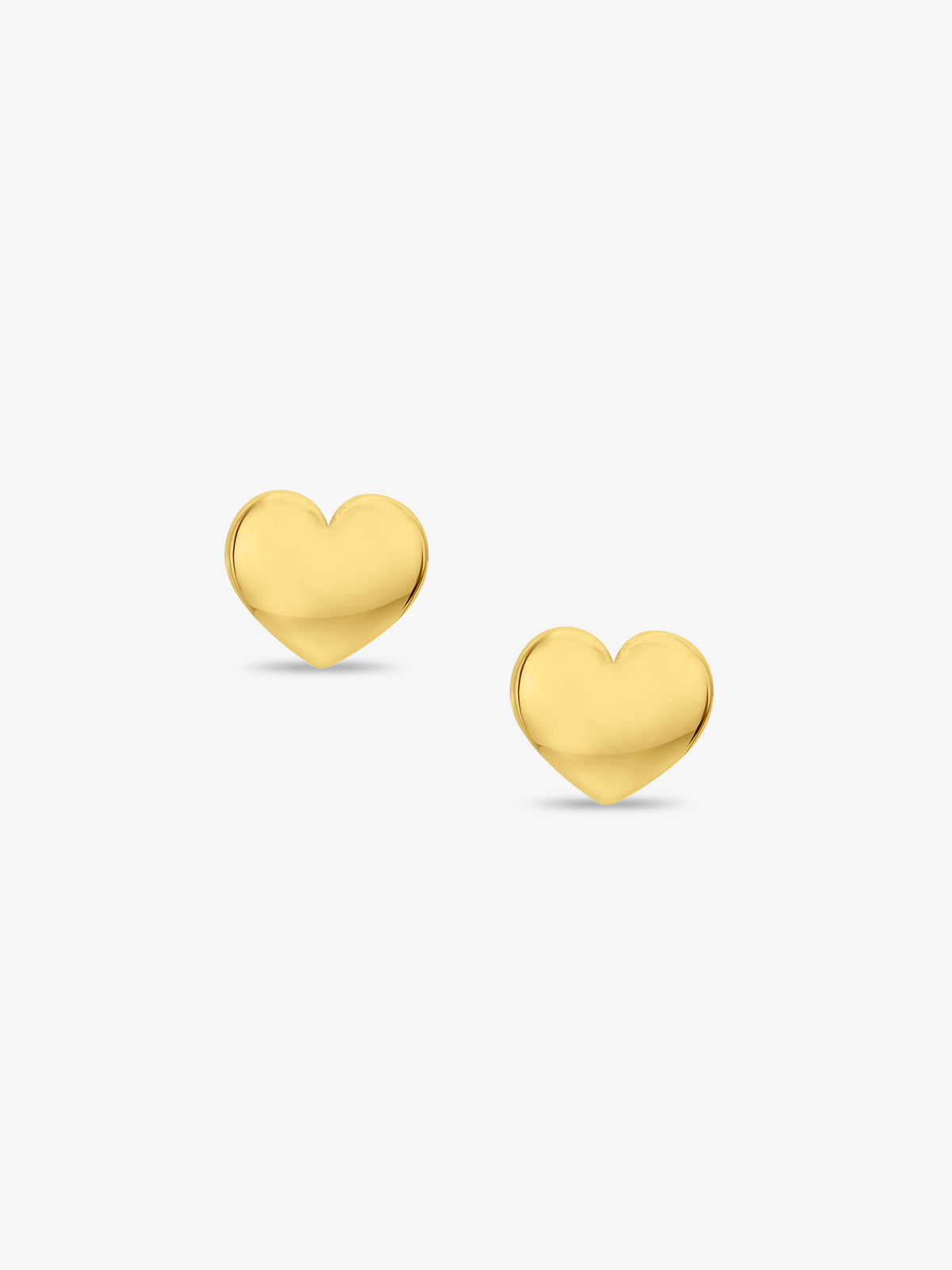 Petite Heart Stud Earrings