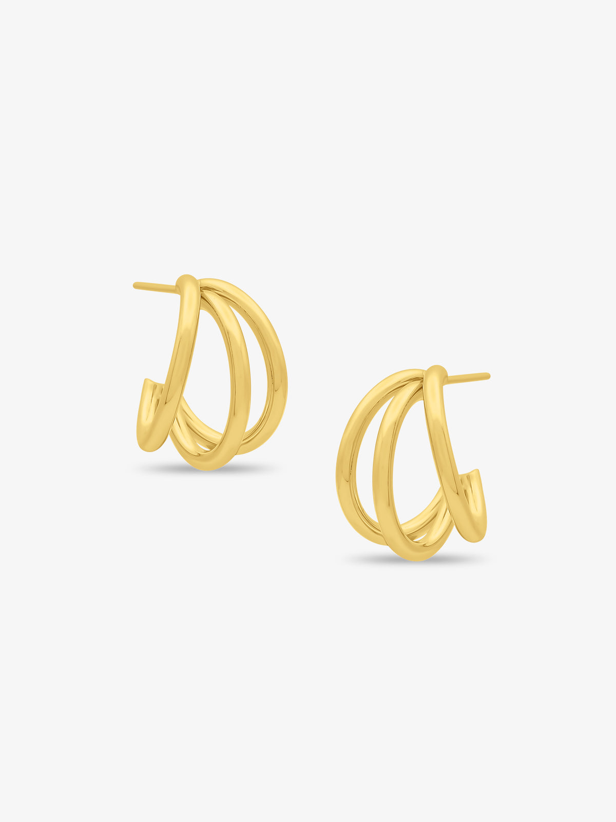 Mini Ines Gold Hoop Earrings