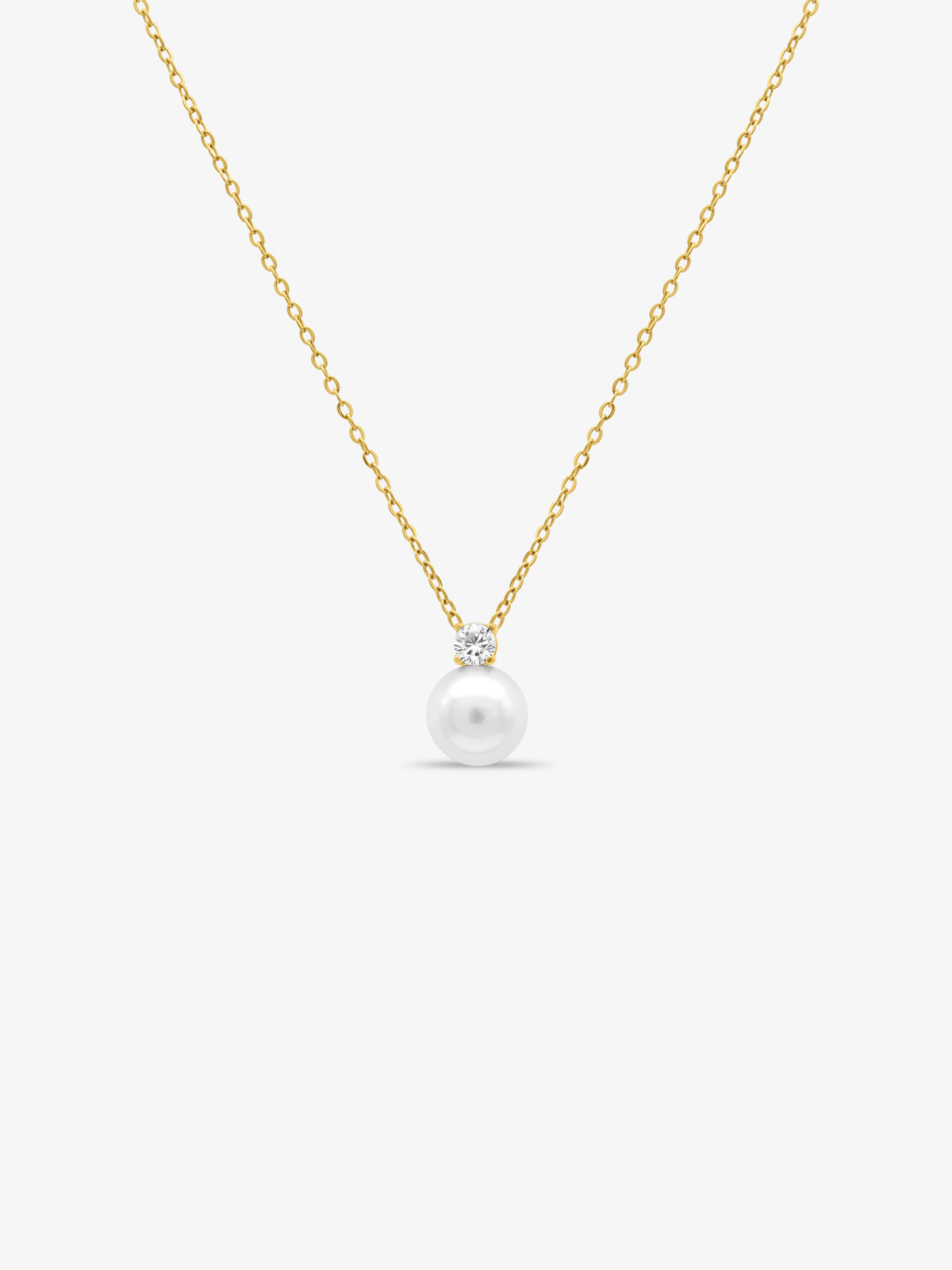 Pearl Zirconia Necklace