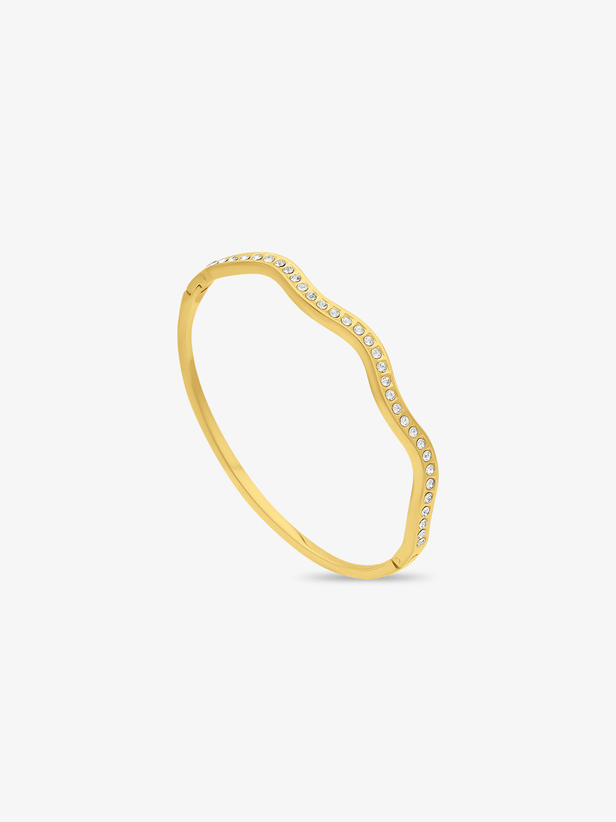 Wave CZ Bangle