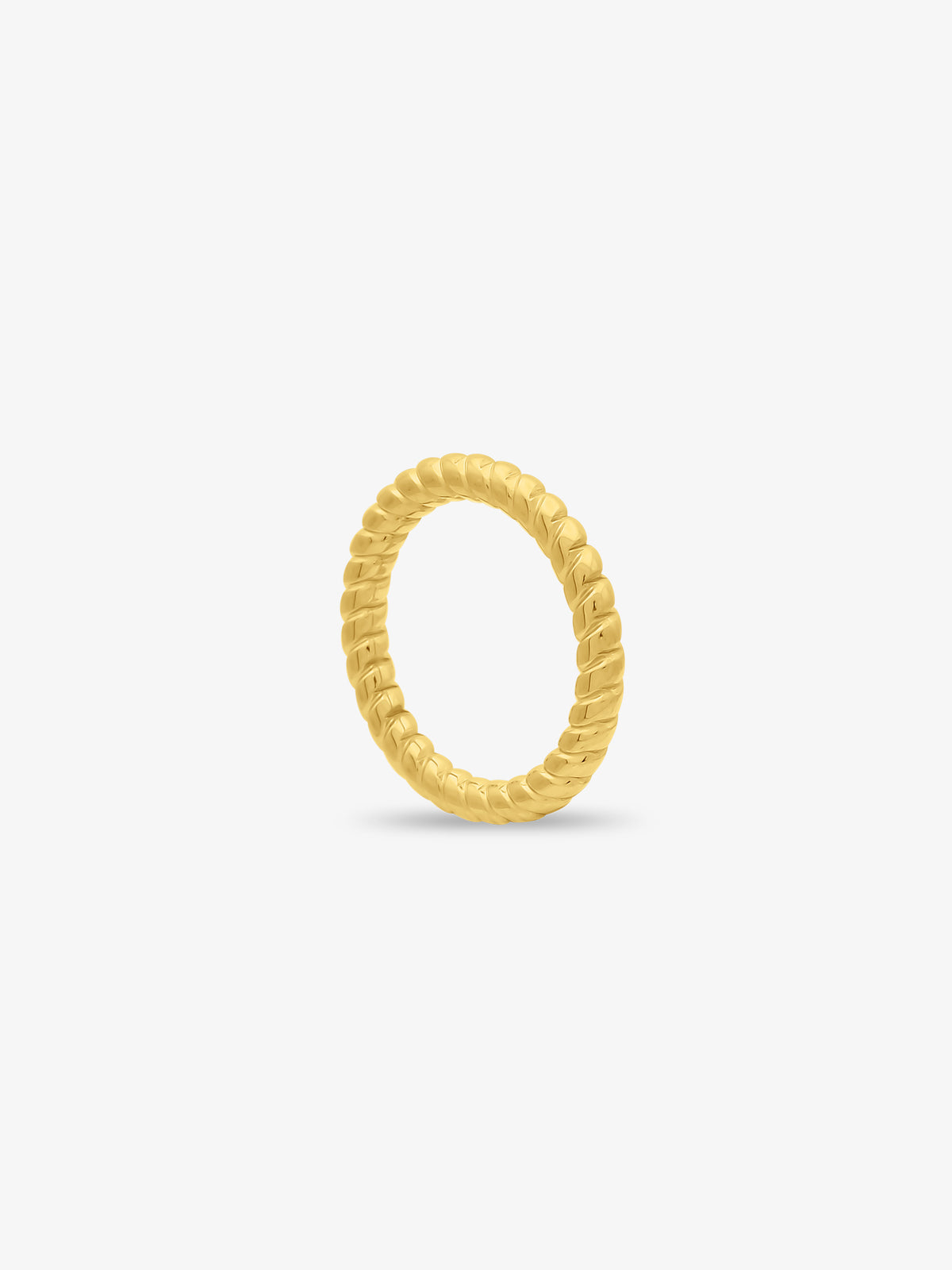 Petite Rope Gold Ring