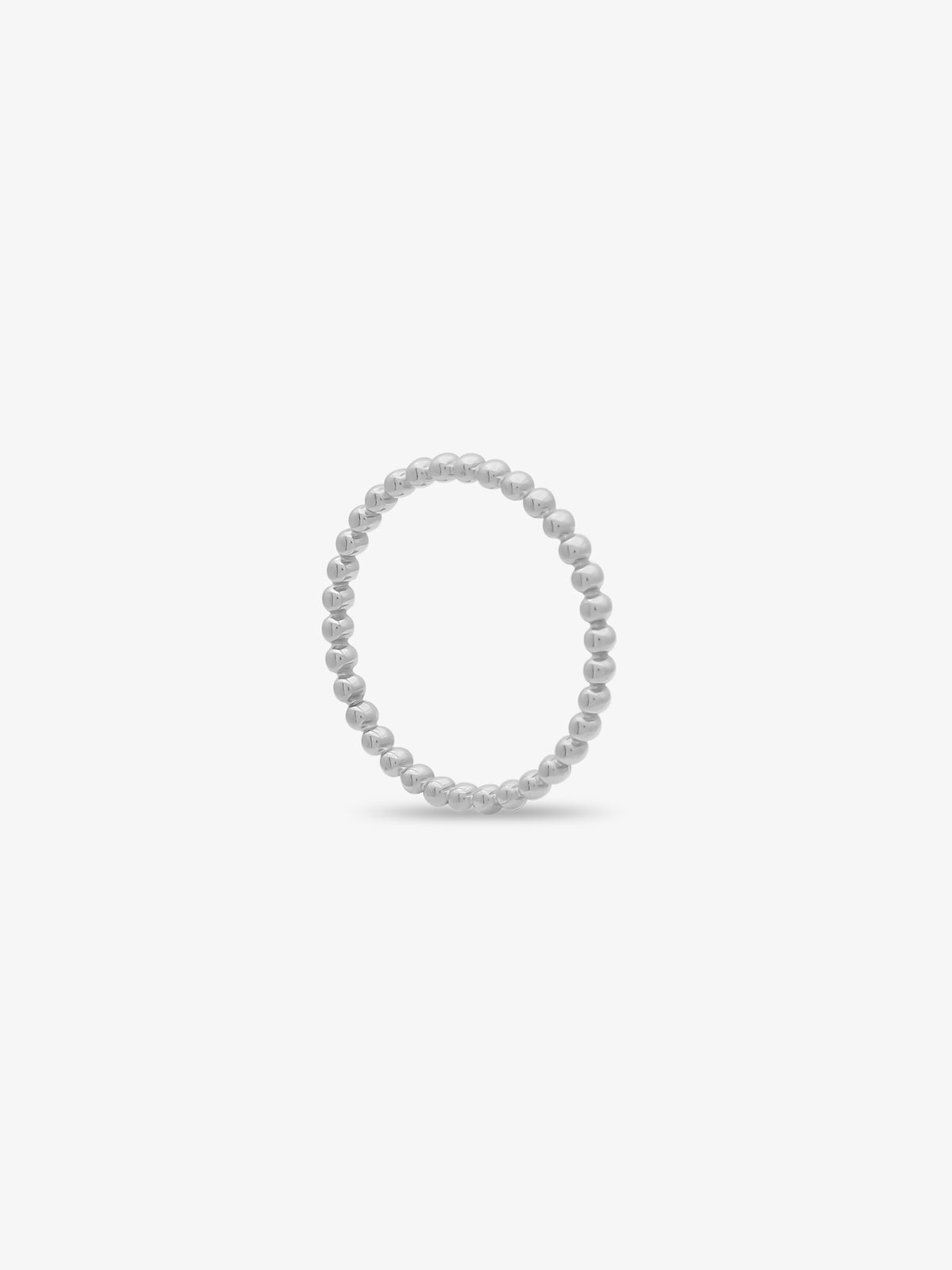 Petite Dotted Silver Ring
