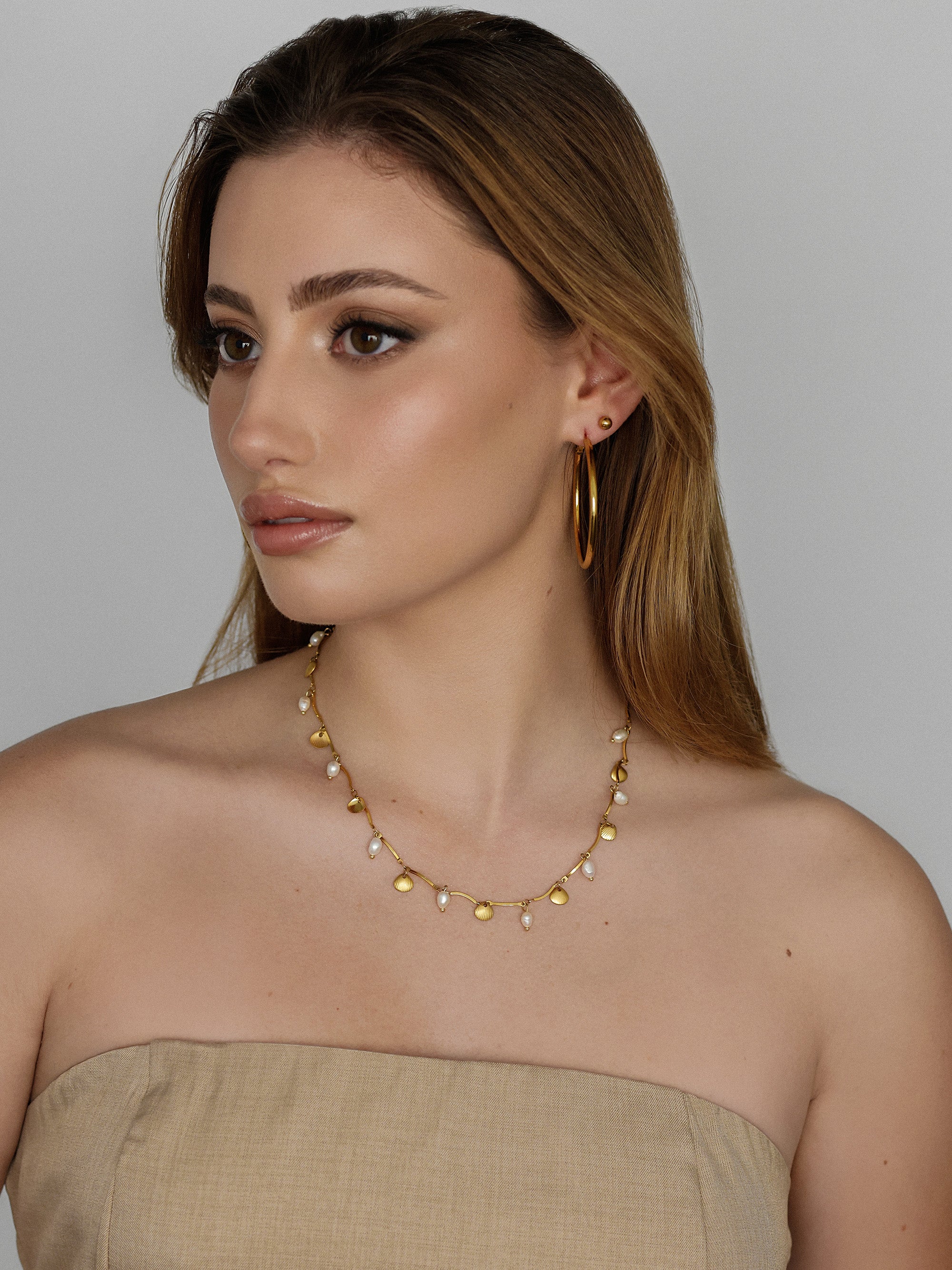 Lola 50mm Hoop Earrings