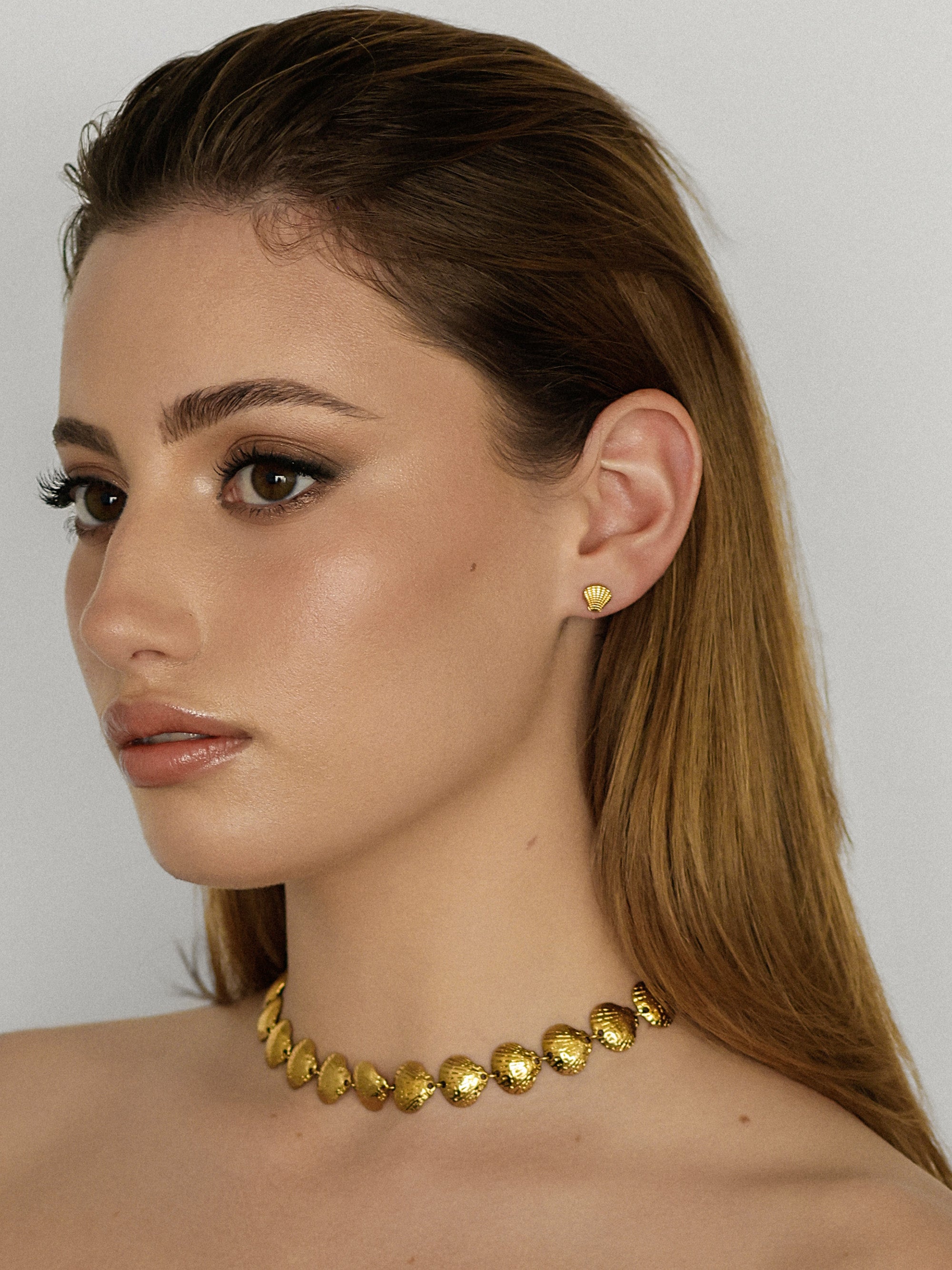 Mini Shell Stud Earrings