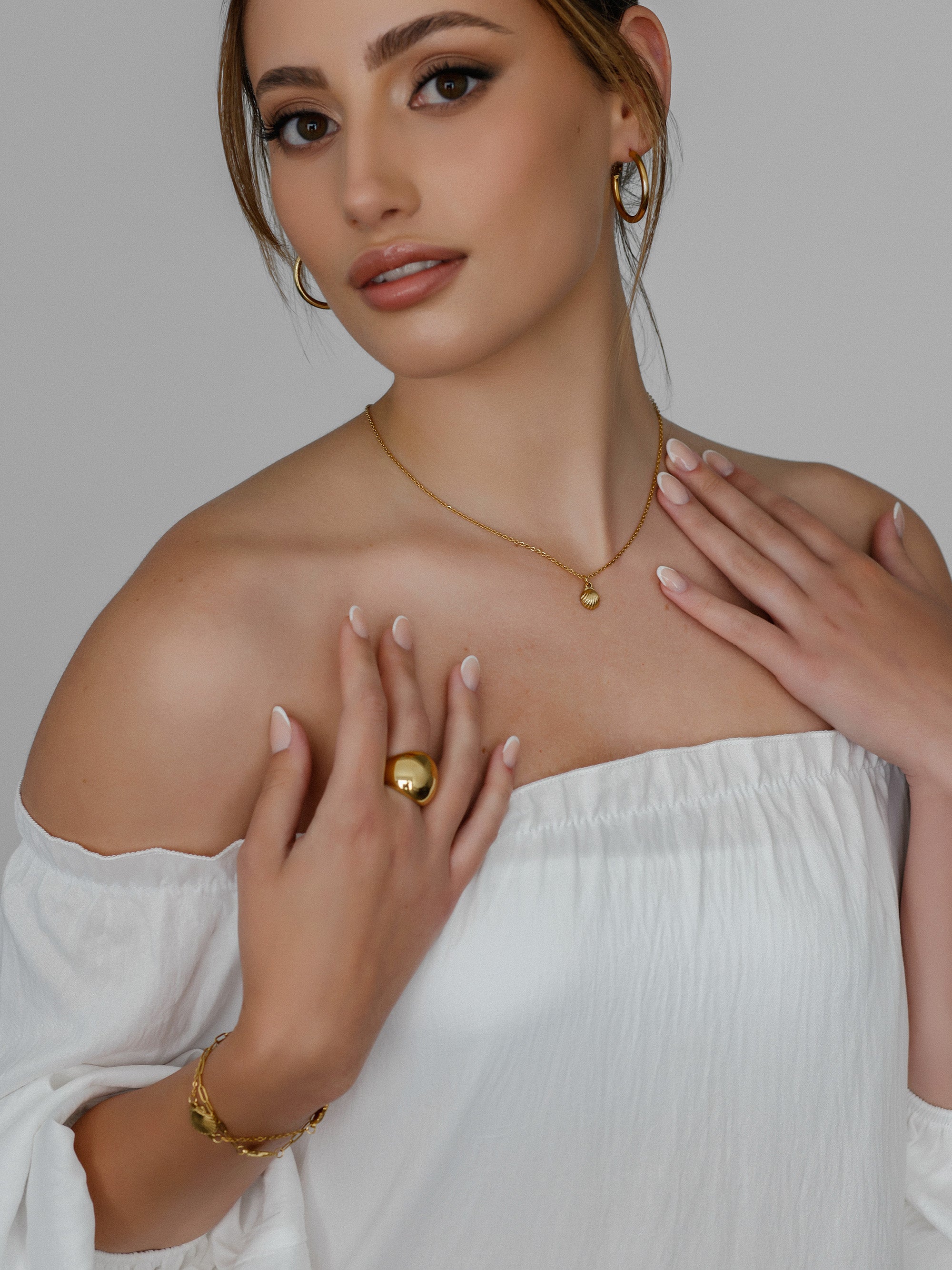 Lola 30mm Hoop Earrings
