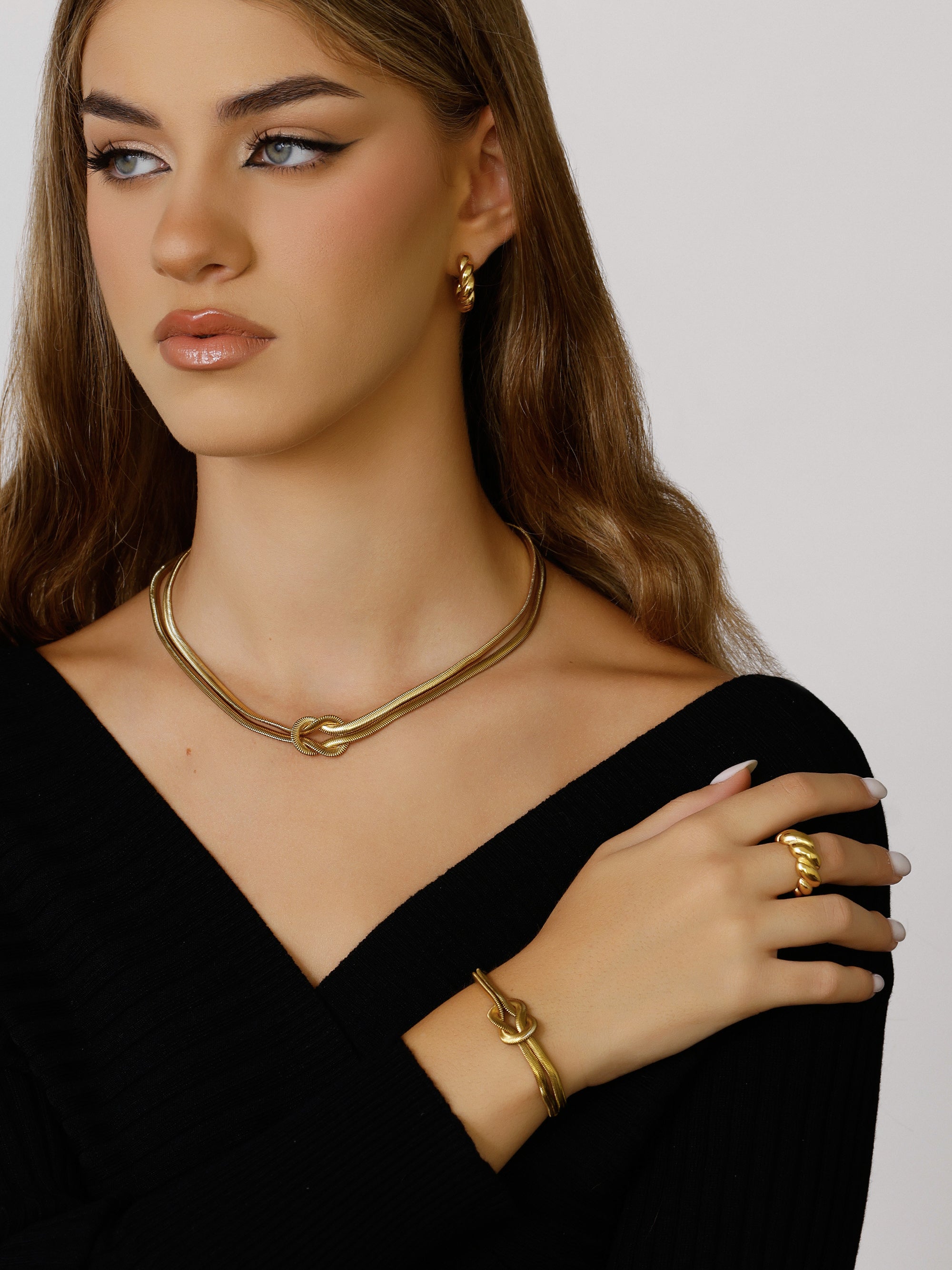 Snake Knot Necklace