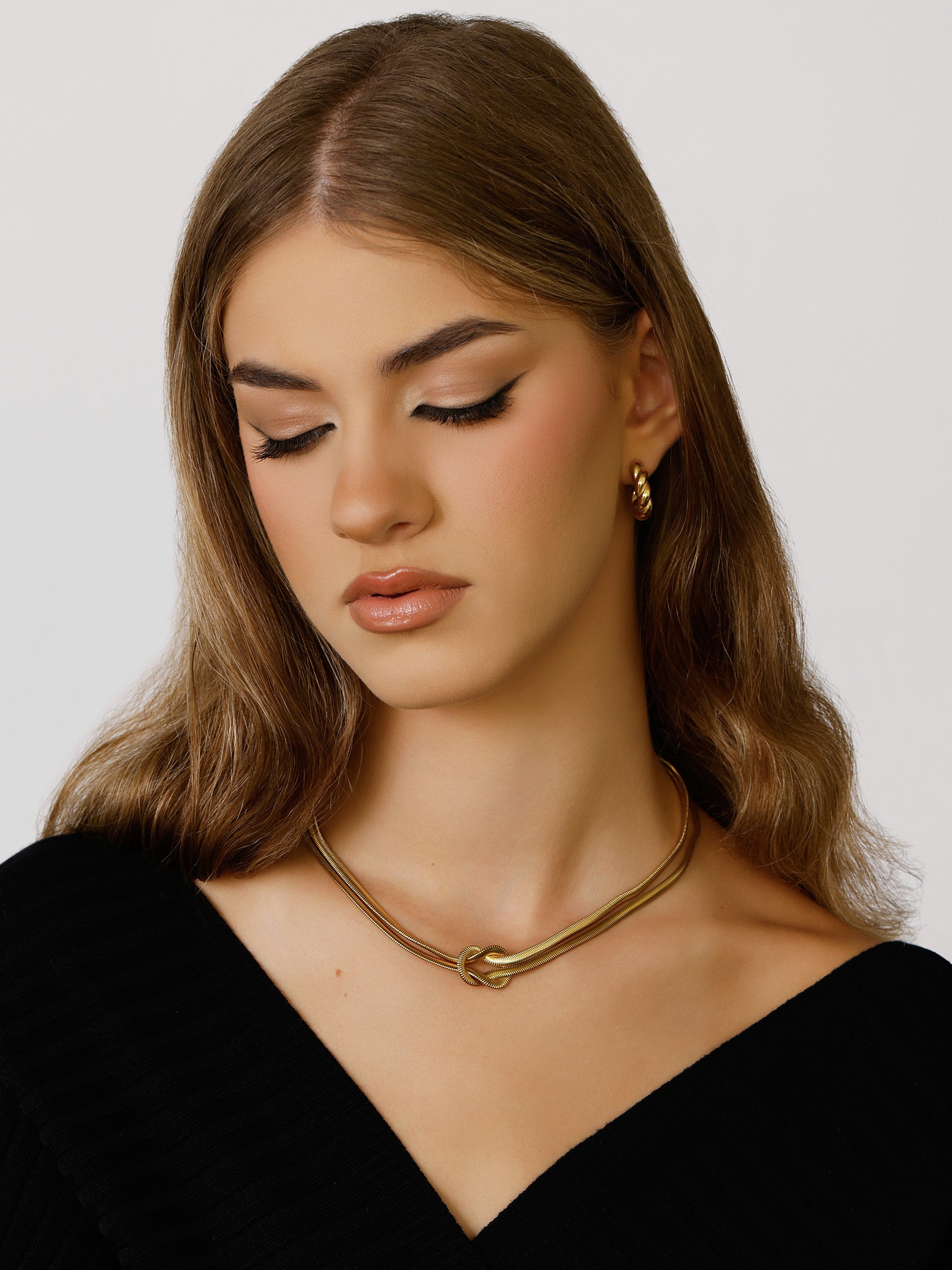 Snake Knot Necklace