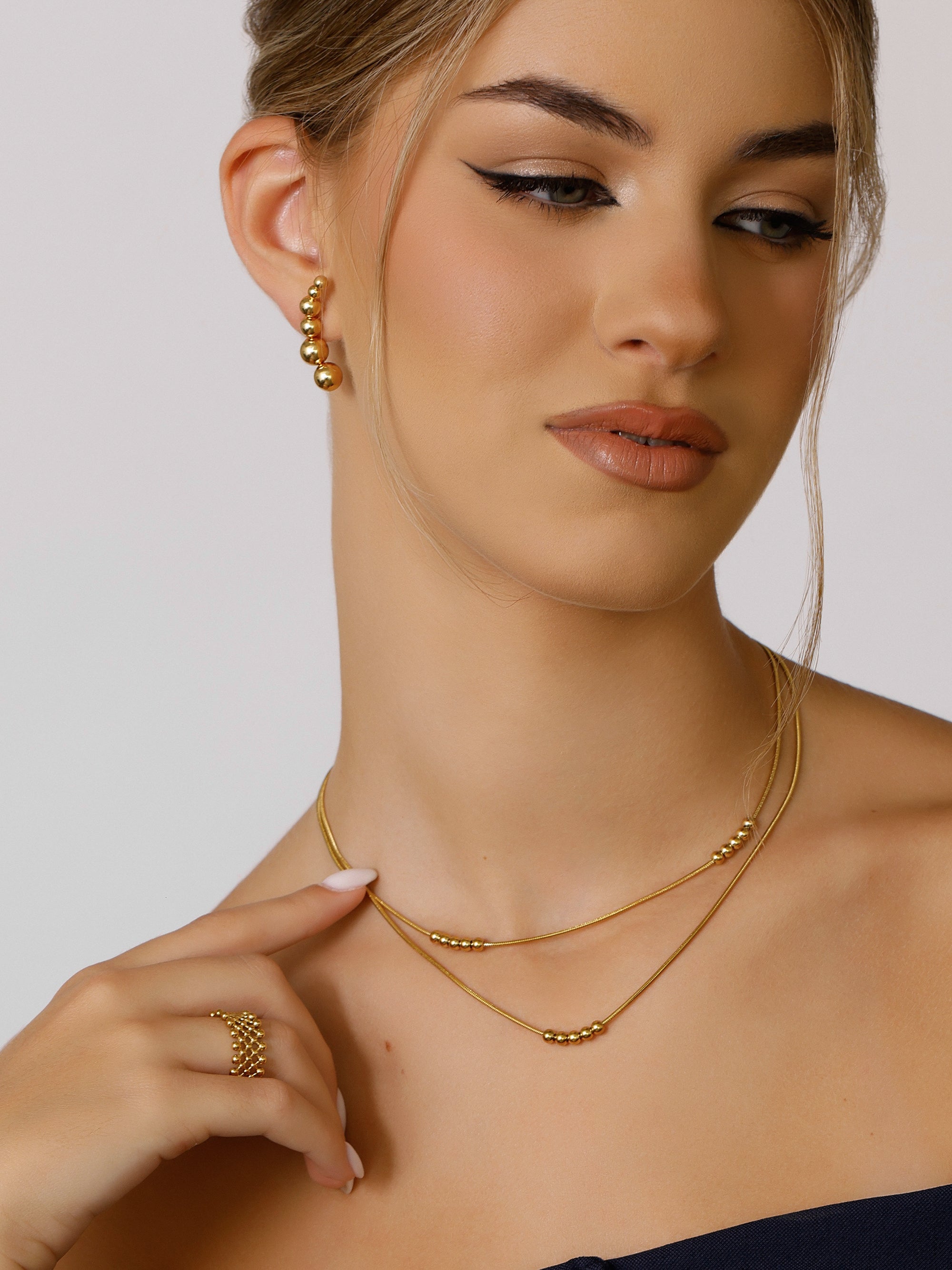 Atom Stud Earrings