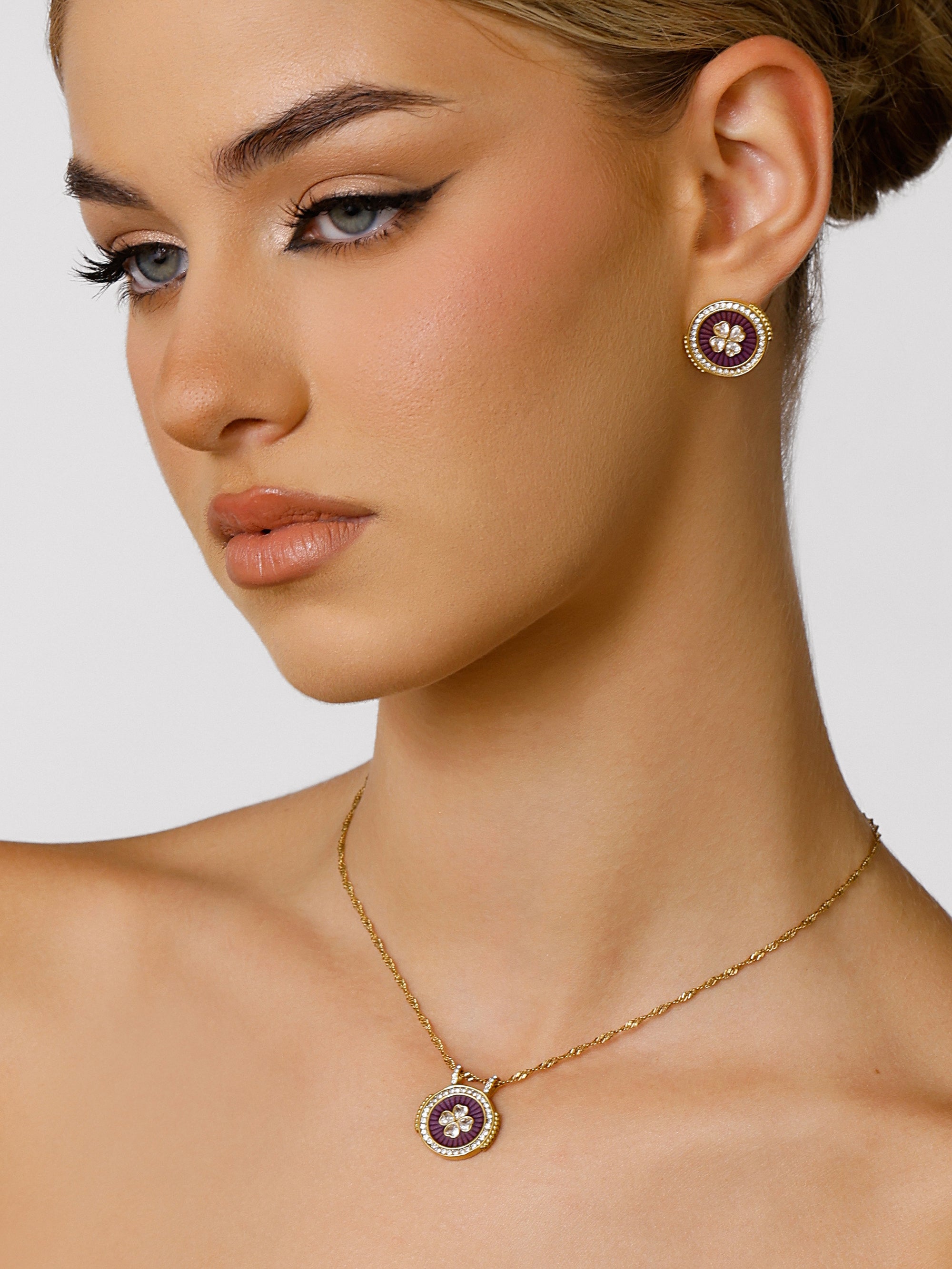 Aya Lucky Clover Necklace