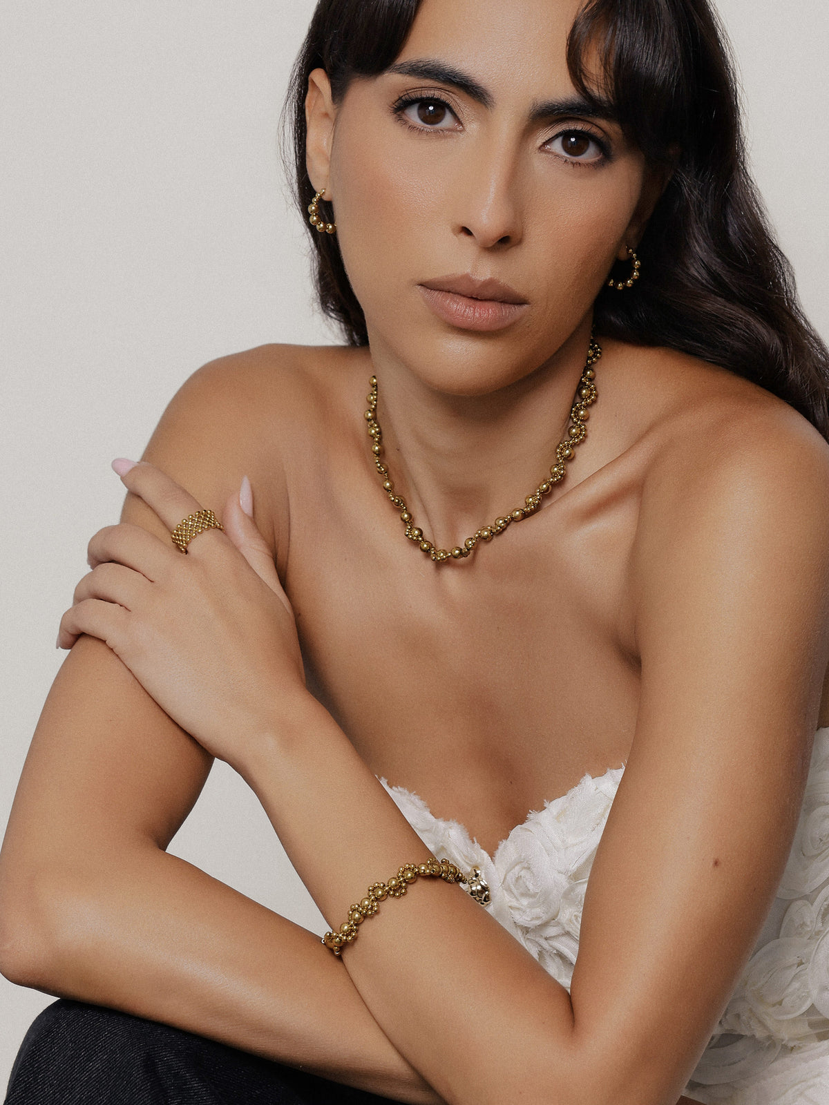 Atom Hoop Earrings