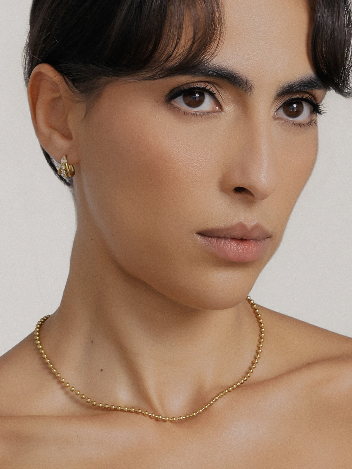 Dorothy CZ Hoop Earrings