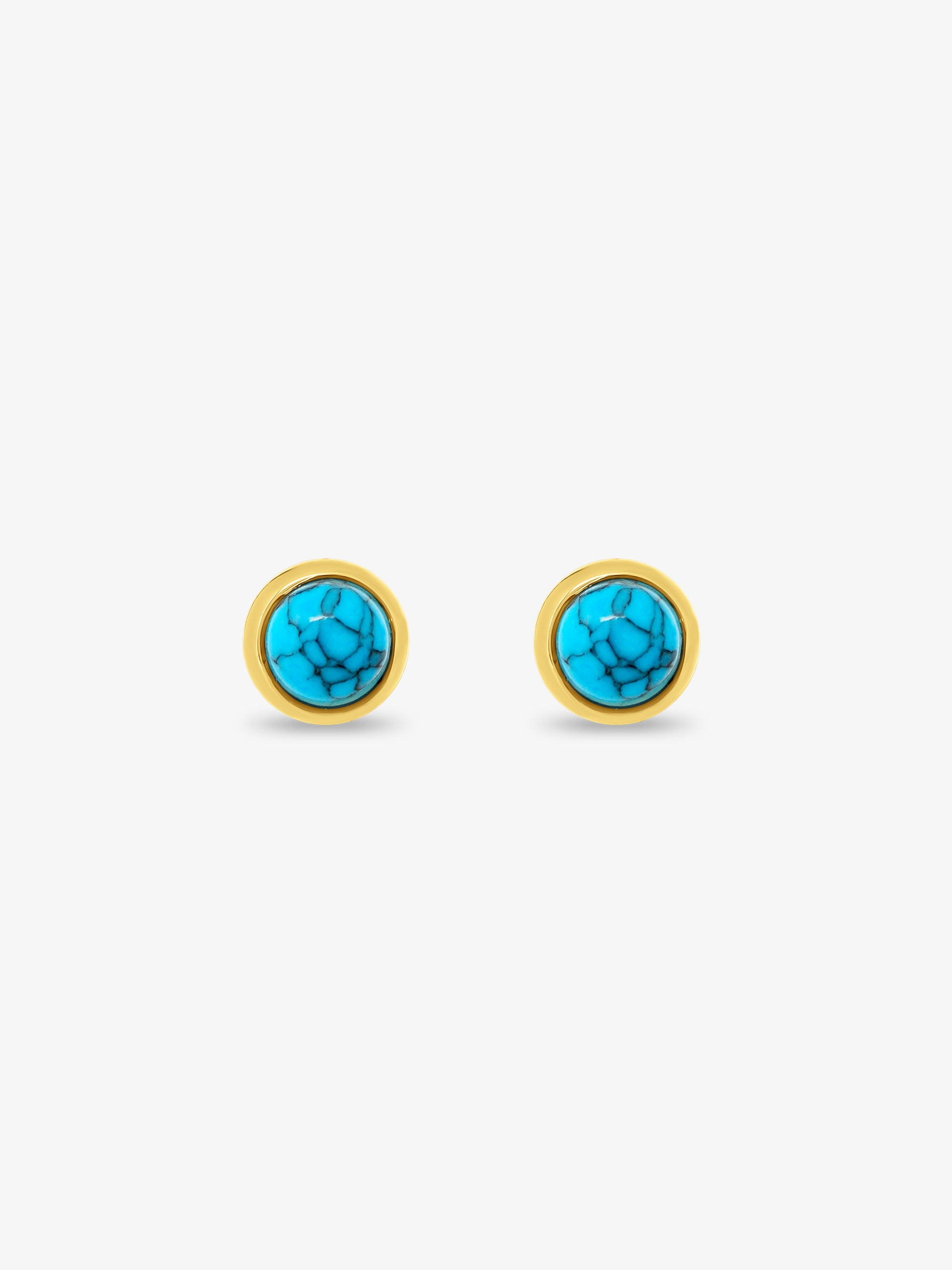 Mini Turquoise Stud Earrings