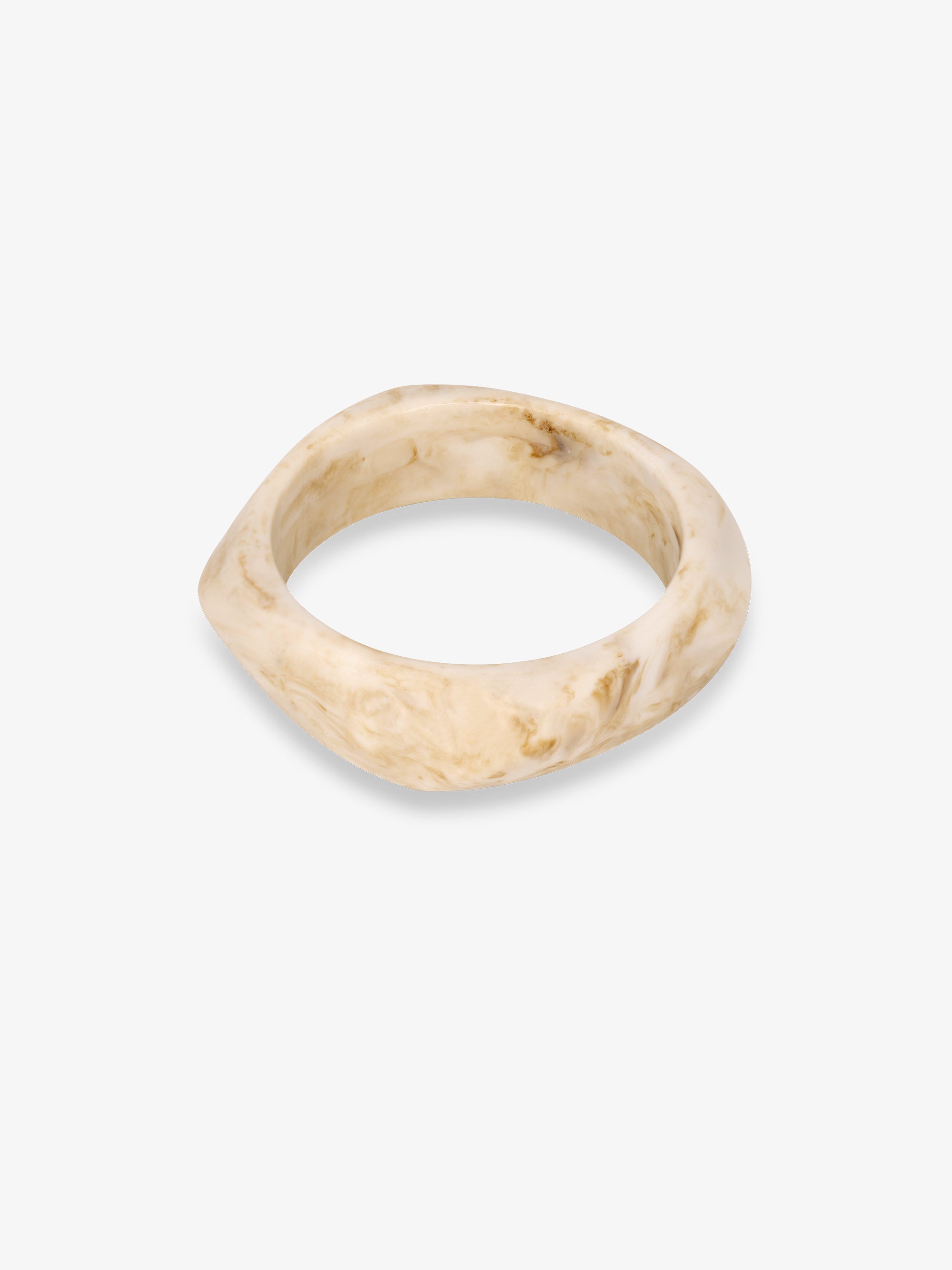 Jay Beige Resin Cuff