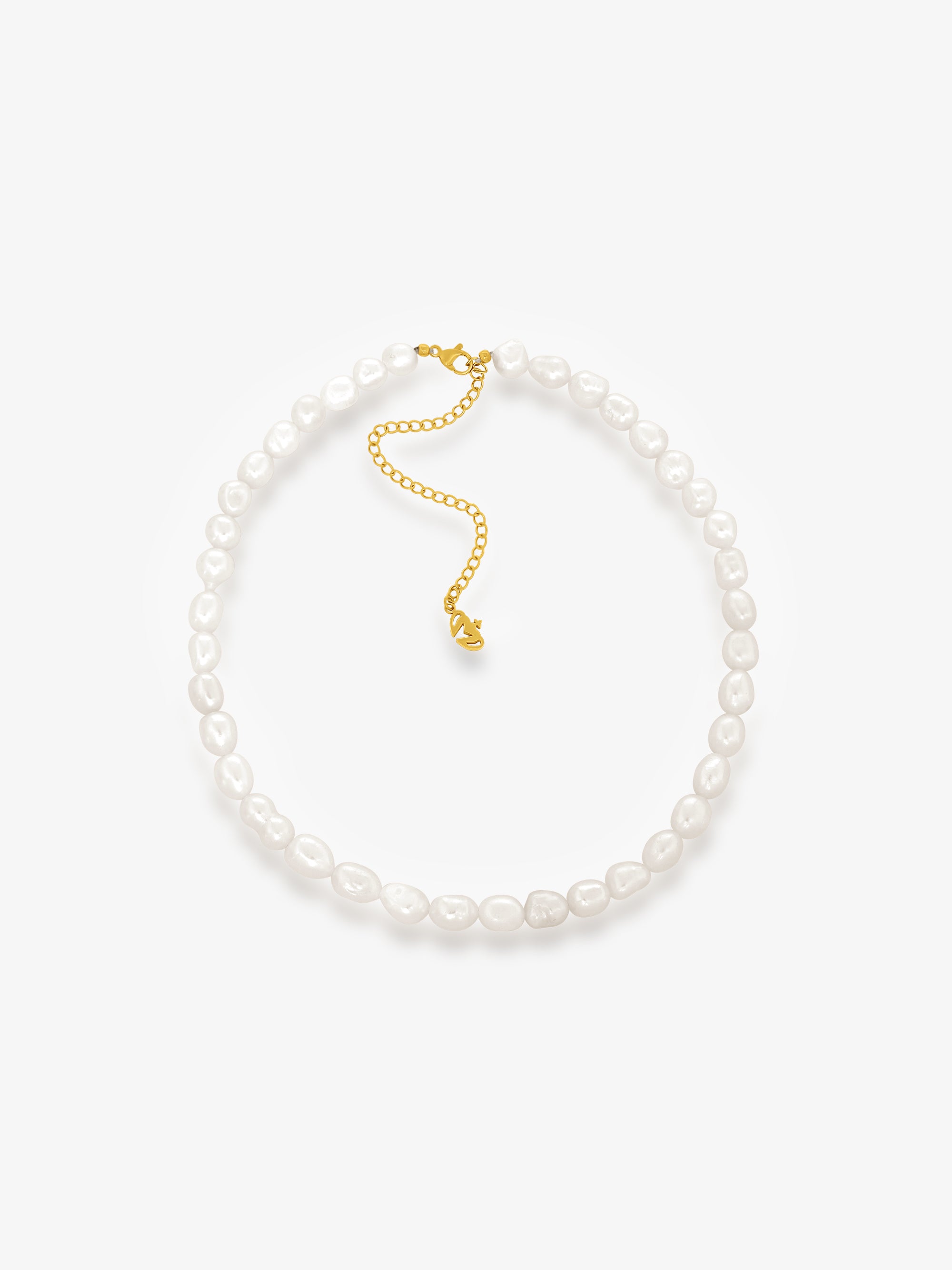 8mm Baroque Fresh Water Pearl Necklace