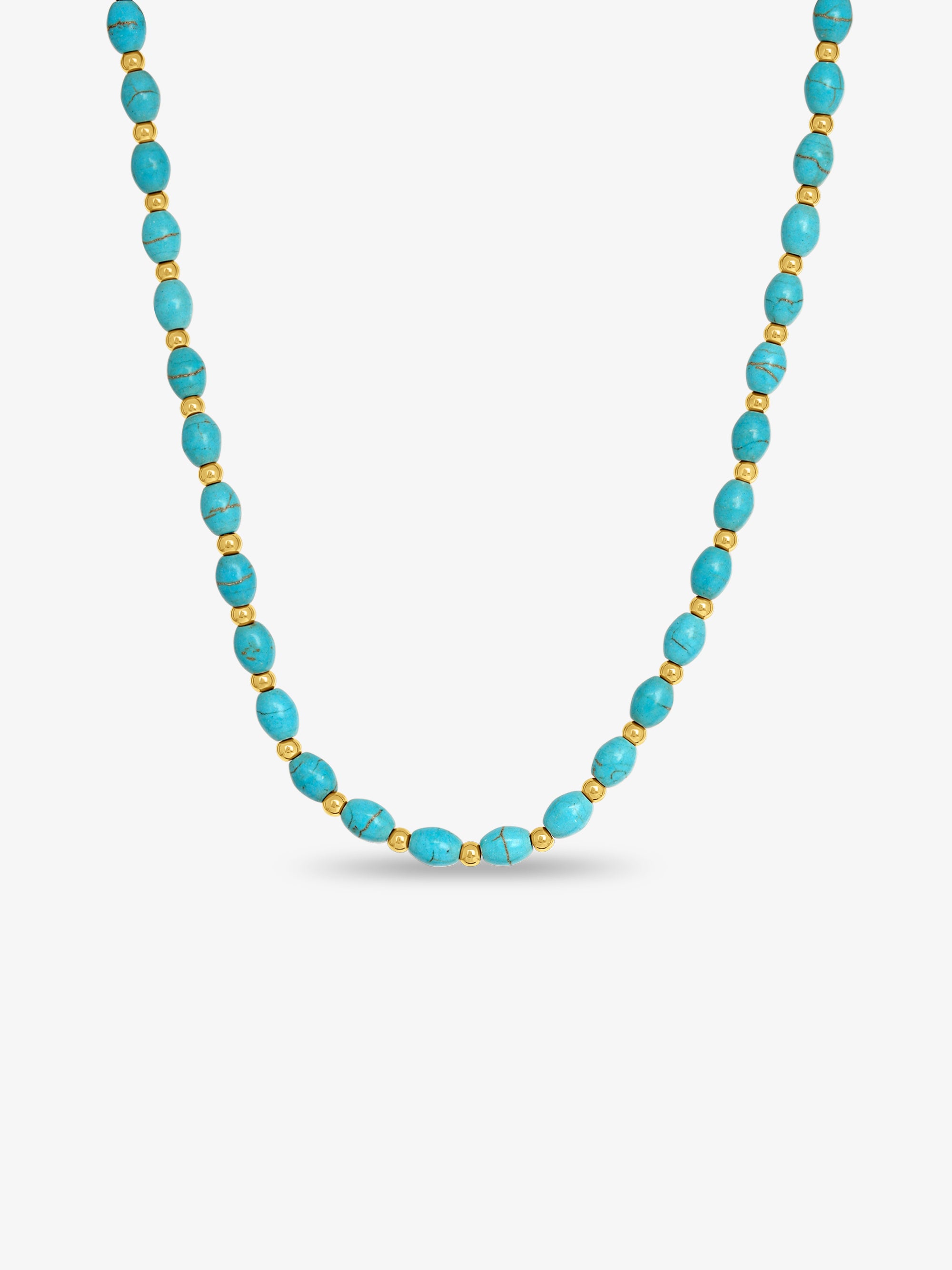 Lilly Turquoise Beaded Necklace
