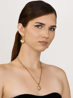 Sultana-Malta EARRINGS '1995' Heart Hoops