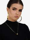 Sultana-Malta EARRINGS 3.tone Hoop Earrings 65mm Rose Gold