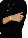 Sultana-Malta BRACELETS 3.tone Lock Bracelet Rose Gold