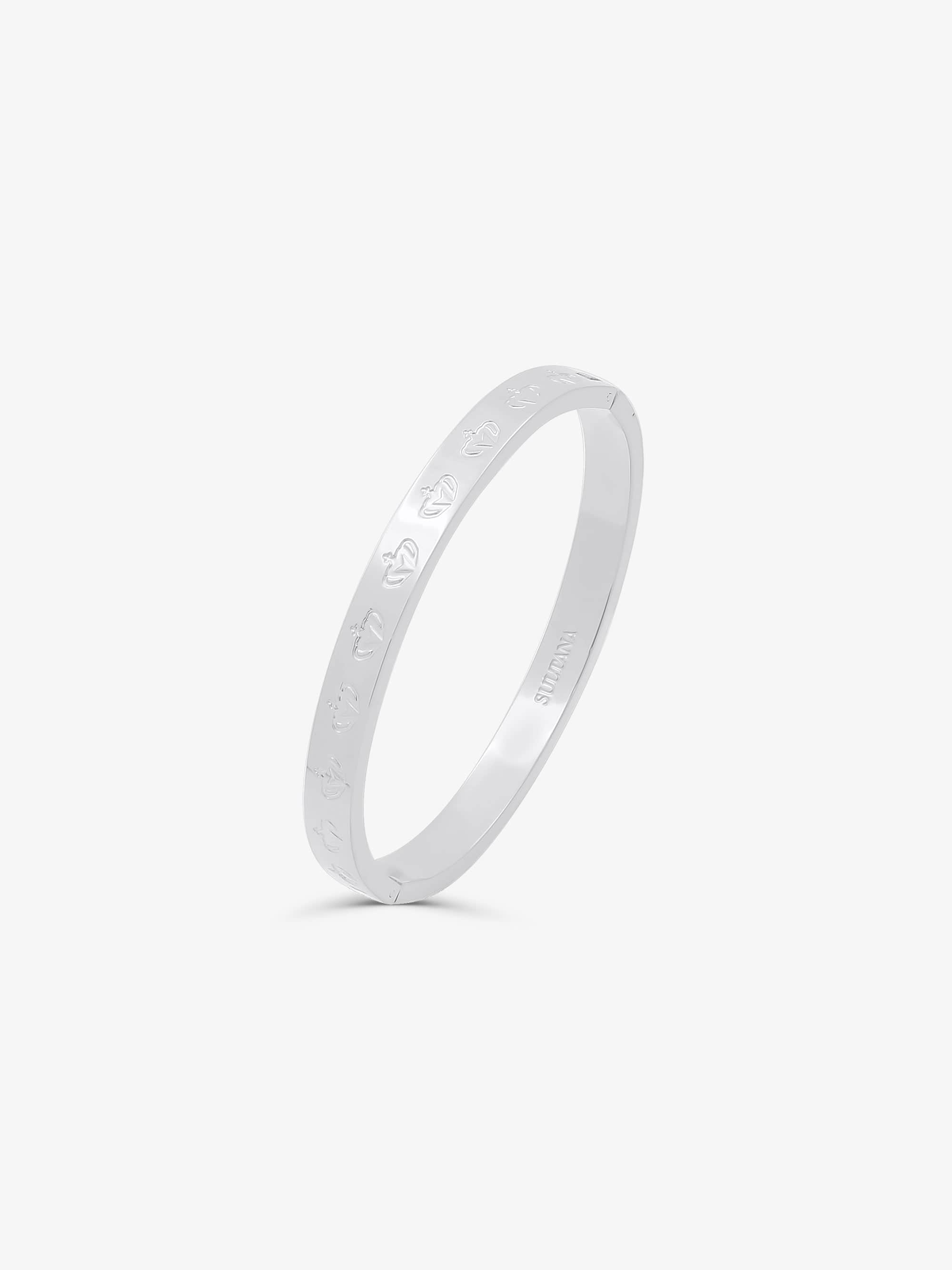 Sultana-Malta BRACELETS 3.tone Lock Bracelet Silver