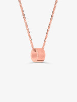 Sultana-Malta NECKLACES 3.tone Pendant with Basic Links Chain Rose Gold