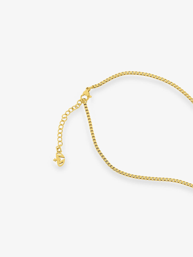 Sultana-Malta NECKLACES 3.tone Pendant with Box Chain
