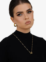 Sultana-Malta NECKLACES 3.tone Pendant with Twisted Chain Silver