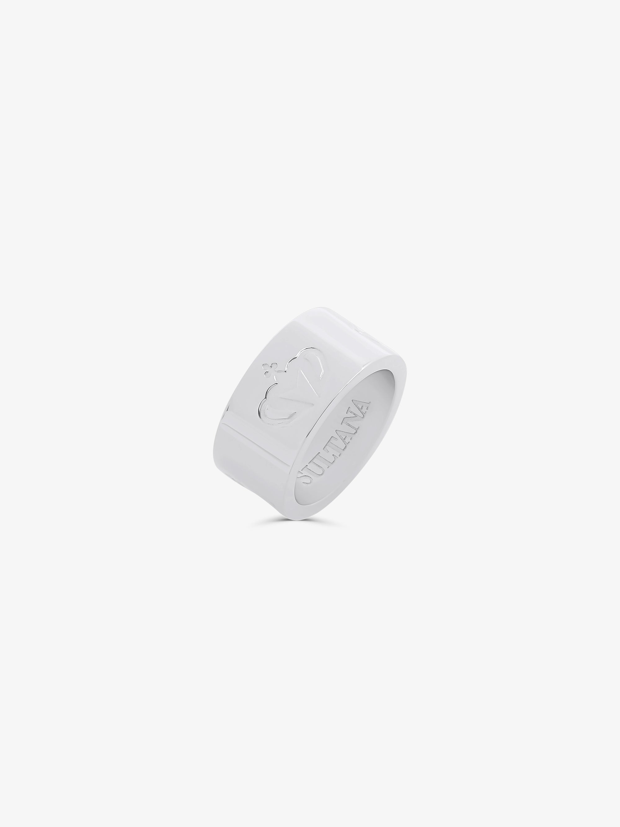 Sultana-Malta RINGS 3.tone Ring 10mm Silver