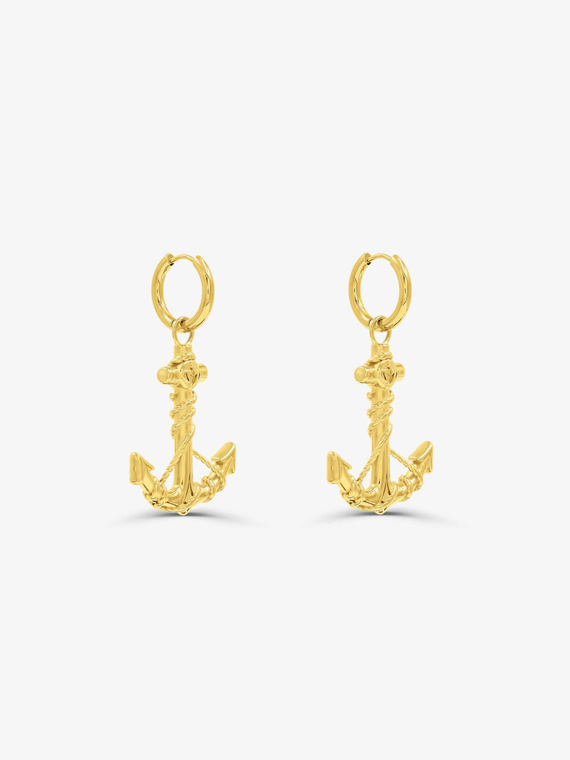 Sultana-Malta EARRINGS Anchor Hoops