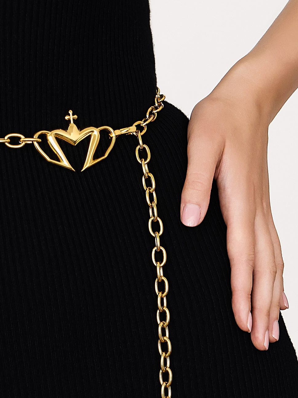 Sultana-Malta Belts Crown Chain Belt