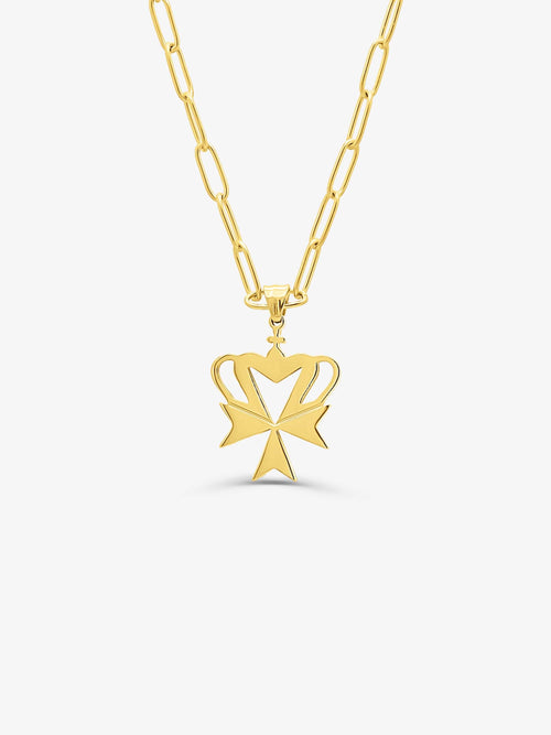 Sultana-Malta NECKLACES Crown Cross Necklace