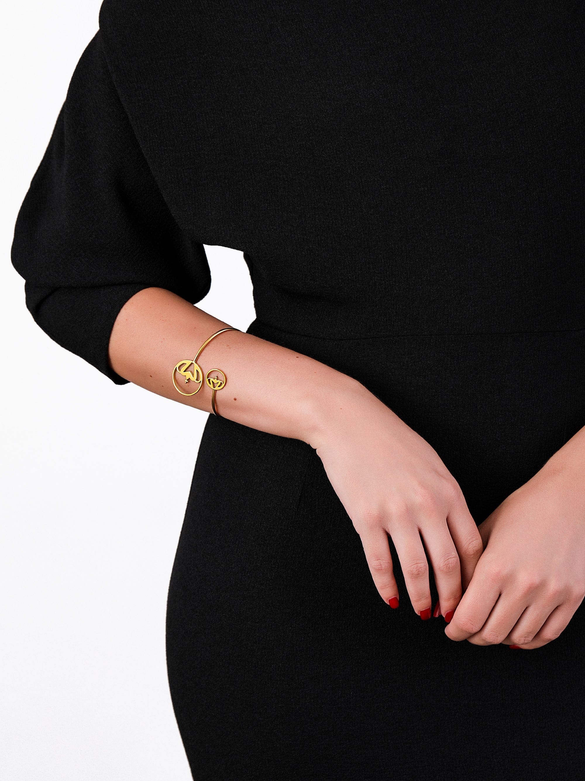Sultana-Malta BRACELETS Crown Hoop Bangle