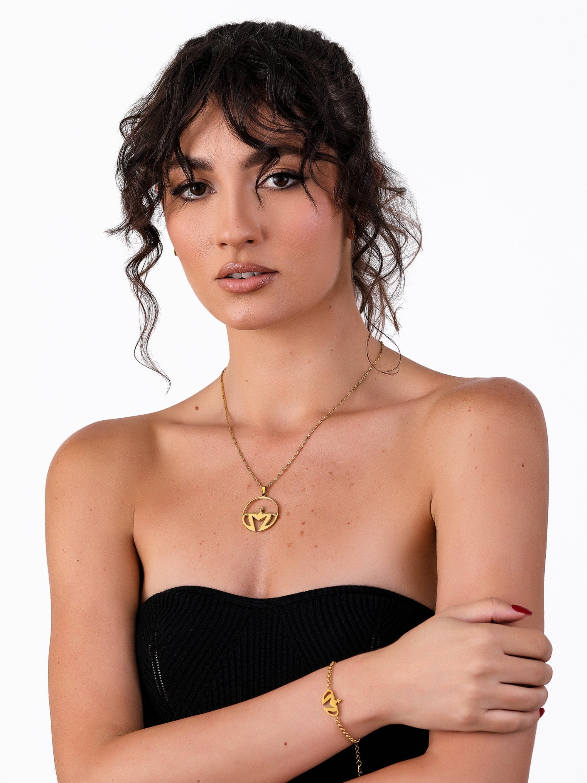 Sultana-Malta NECKLACES Crown Hoop Necklace