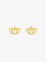 Sultana-Malta EARRINGS Crown Large Stud Earrings