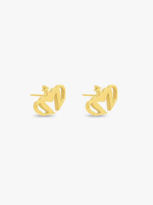 Sultana-Malta EARRINGS Crown Large Stud Earrings
